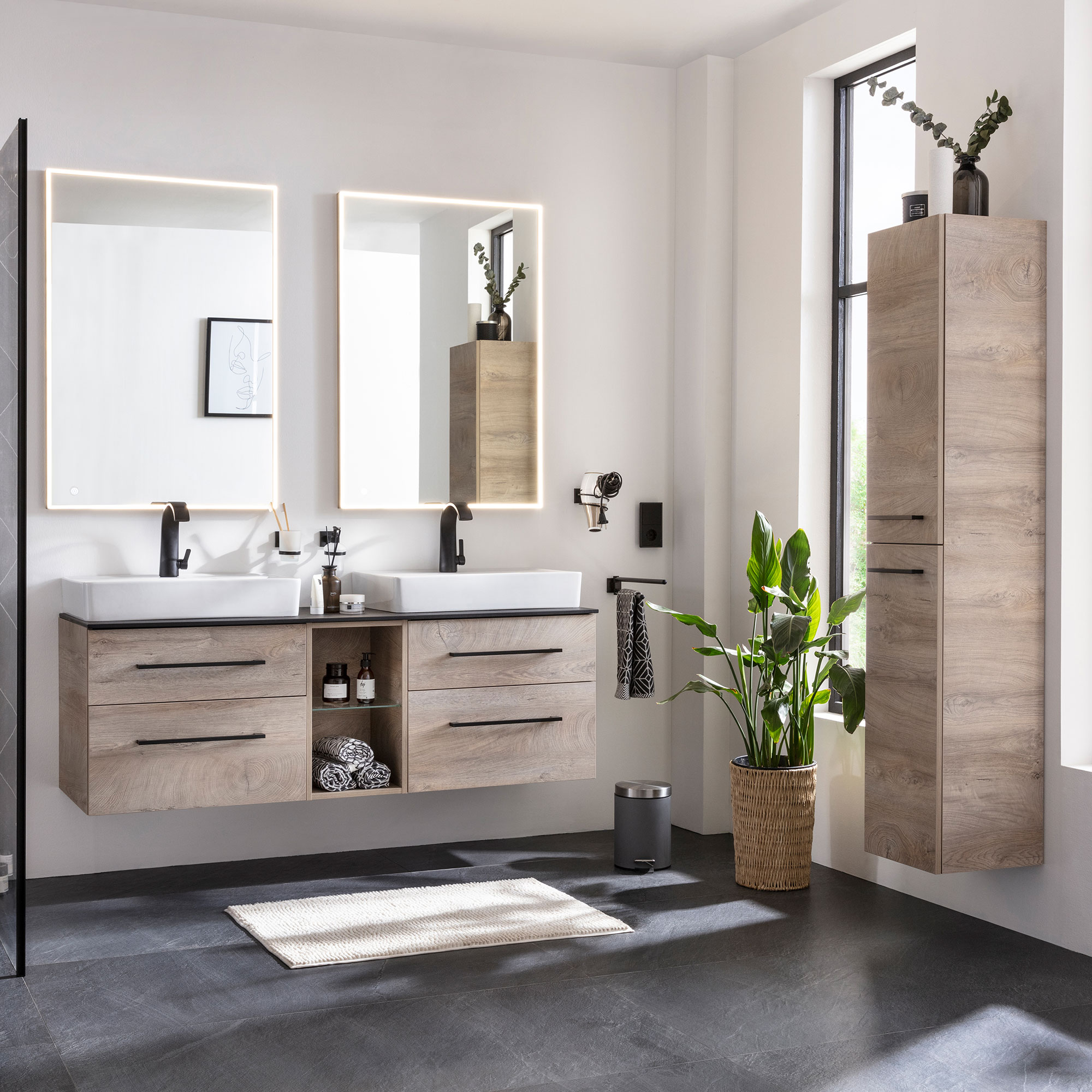 Oxford Hochschrank 30cm - Nature Oak