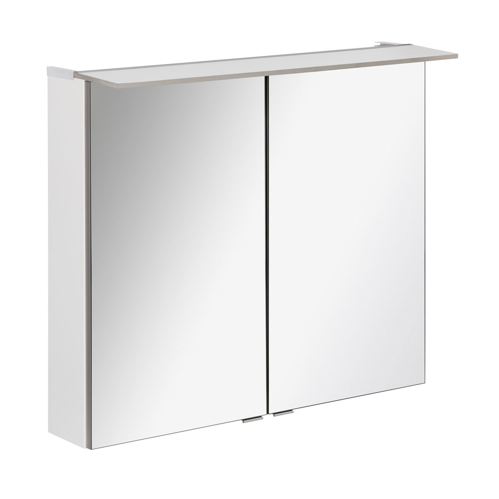 B.perfekt Spiegelschrank 80cm - Weiß