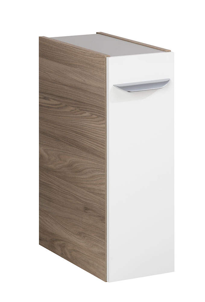 Luxor Unterschrank Apothekerauszug - Weiß Hochglanz - Steinesche - 20cm