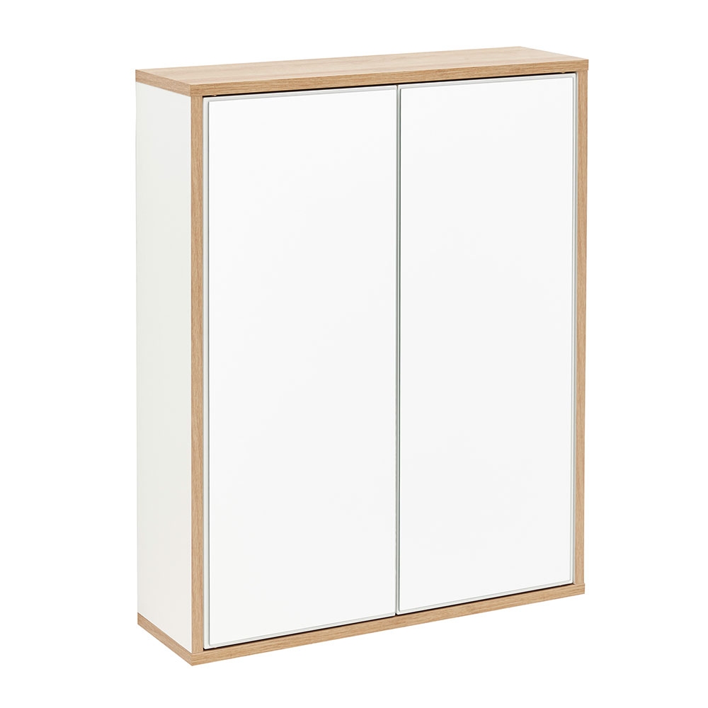 Finn Spiegelschrank 60cm - Weiß matt
