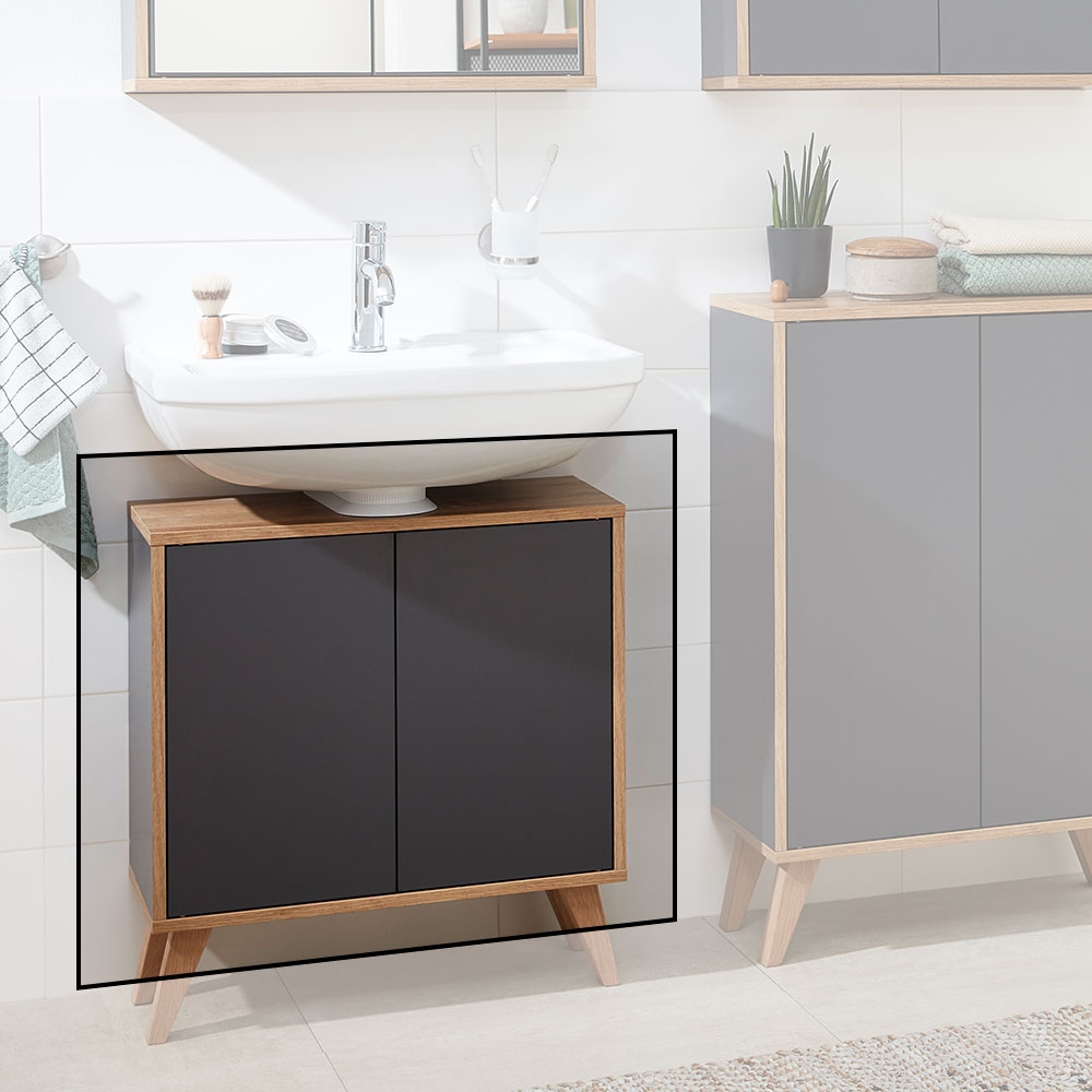Finn Waschtischunterschrank 60cm Anthrazit