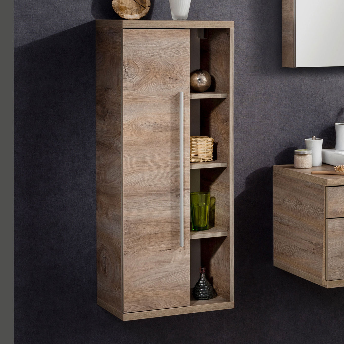 Stanford Midischrank - Nature Oak - links