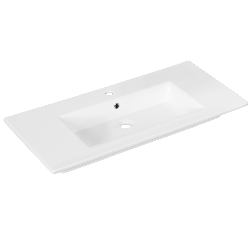 B.perfekt Waschtischset 100cm - Dark Oak