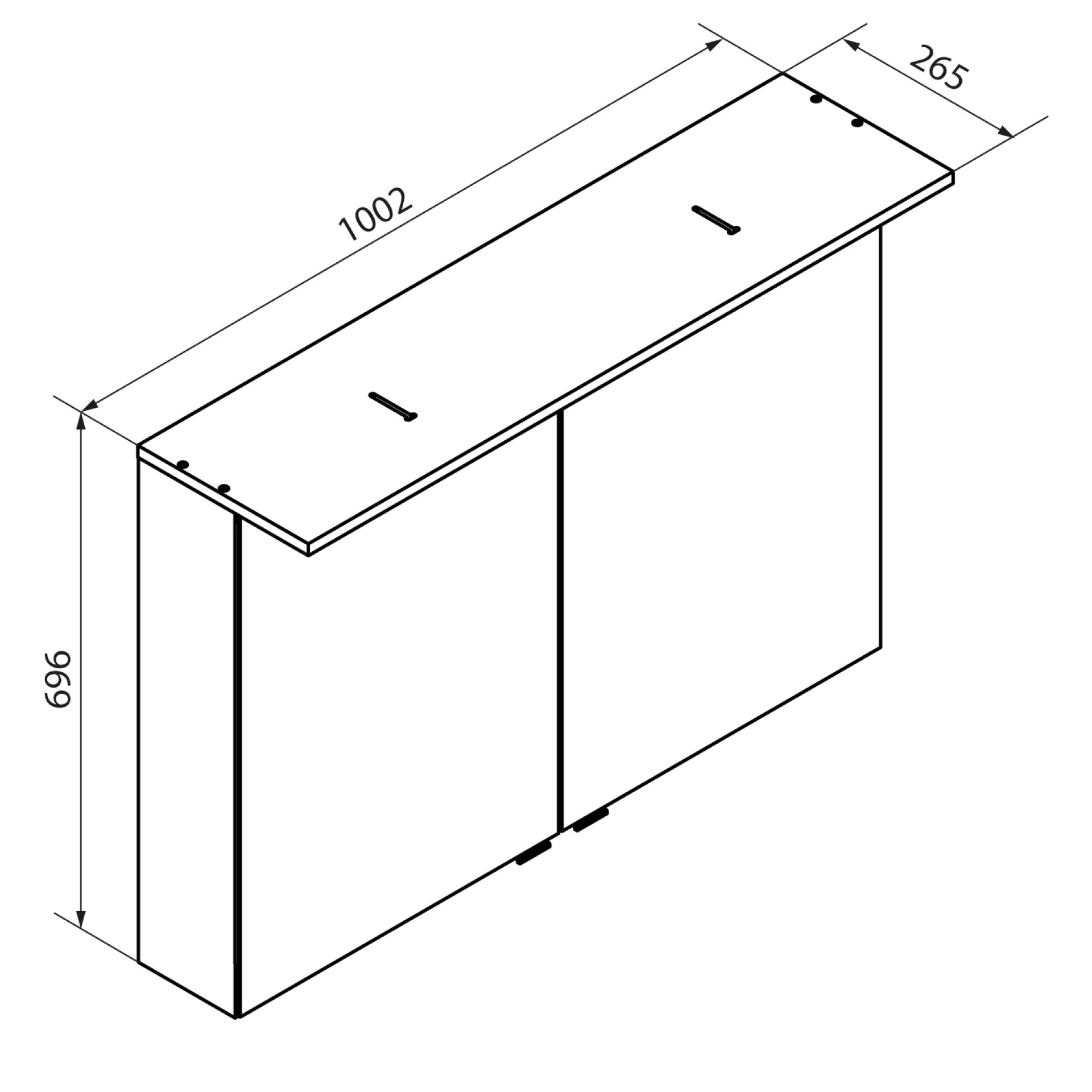 VITA Spiegelschrank