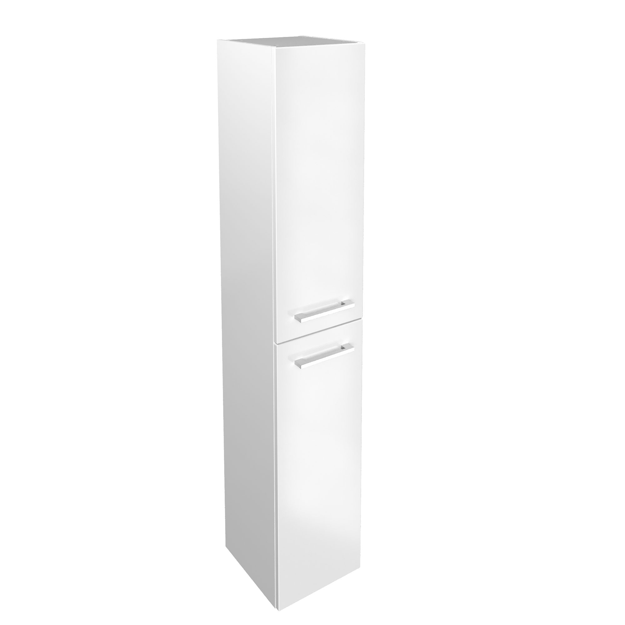Oxford Hochschrank 30cm - Weiß Hochglanz