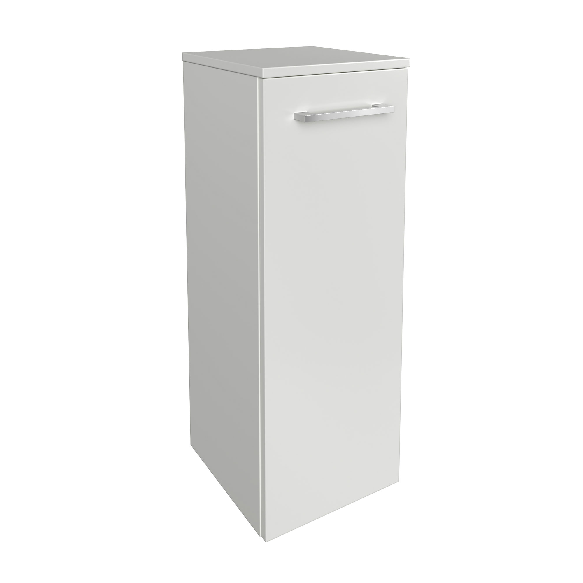 B.Style Midischrank 30 cm Korpusfarbe: Weiß Glanz Frontfarbe: Weiß Hochglanz Anschlag: Rechts