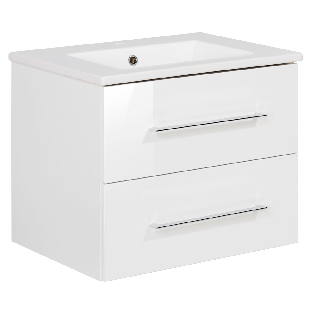 B.perfekt Waschtischset 60cm - Weiß