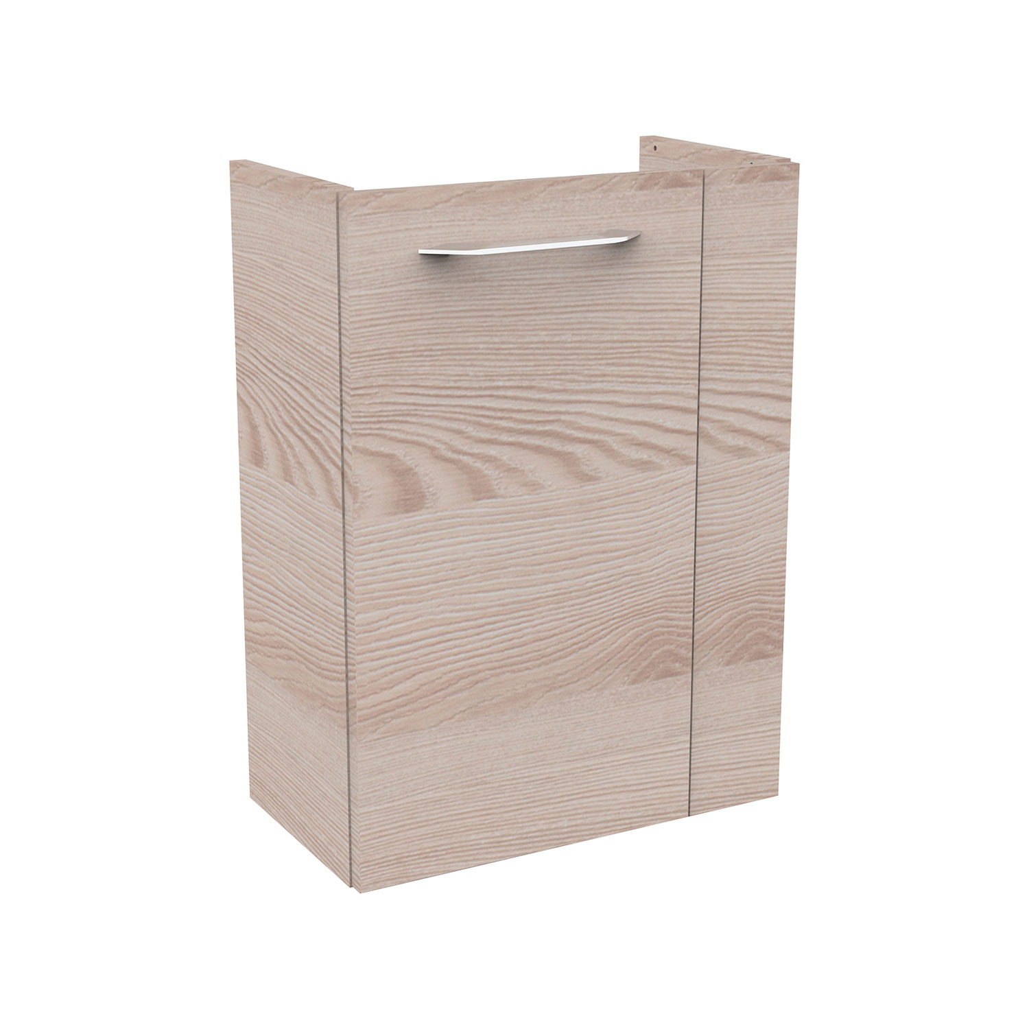 SBC Beckenunterschrank 45 - Front Alaska Esche- Korpus Alaska Esche - Linksanschlag