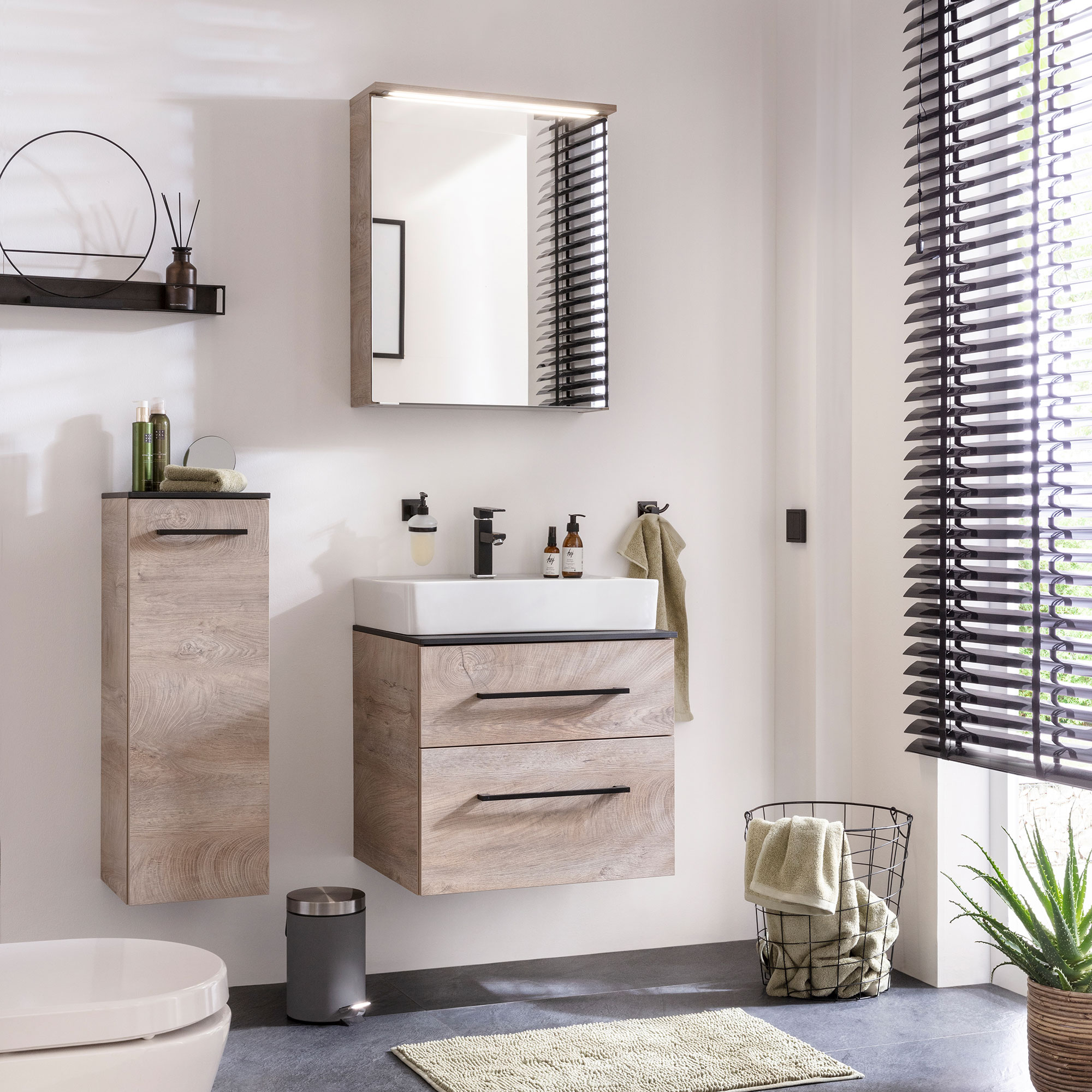 Oxford Midischrank 30cm - Nature Oak