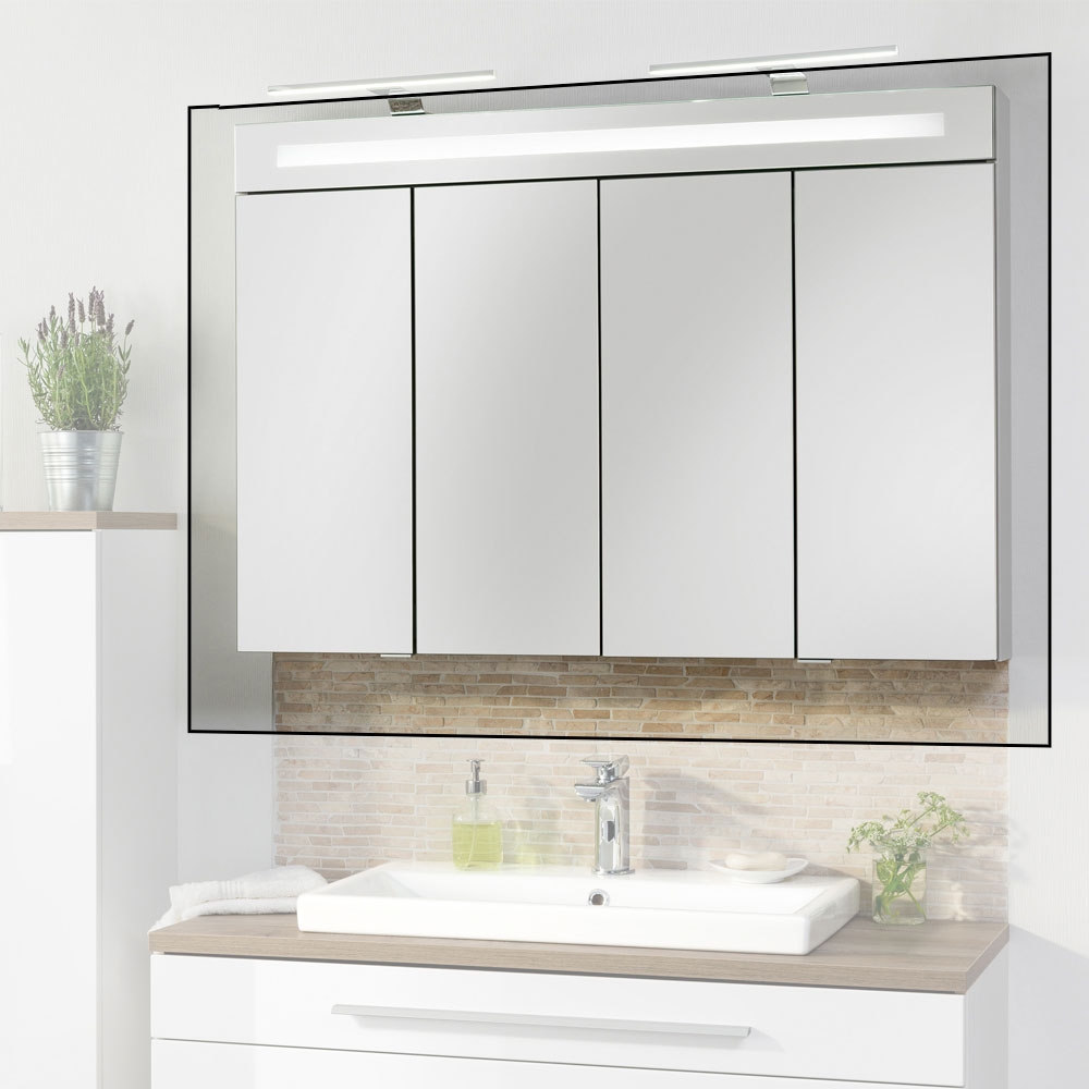 Spiegelschrank Twindy - weiß