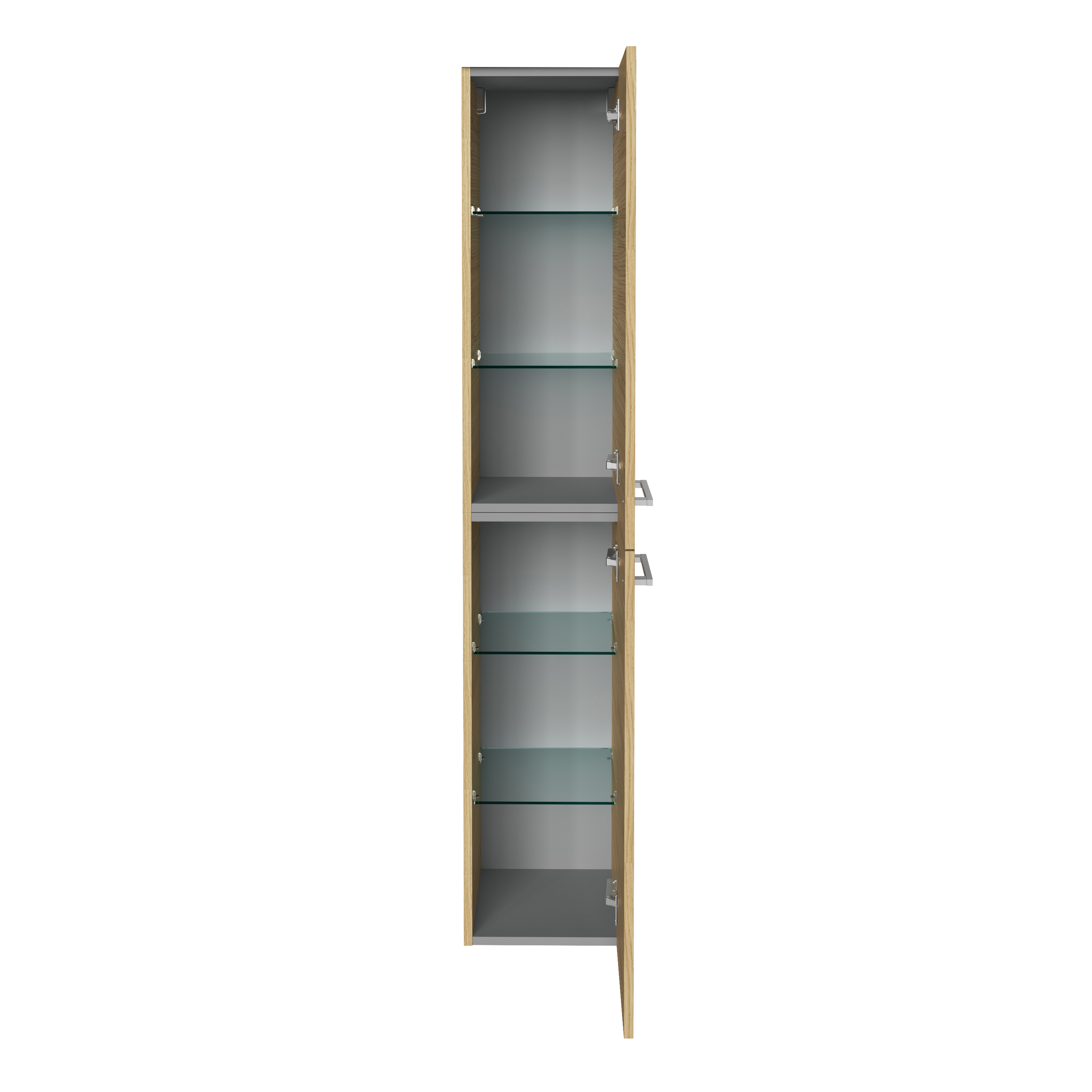 B.Style Hochschrank 30 cm Korpusfarbe: Sandeiche Frontfarbe: Sandeiche Anschlag: Rechts