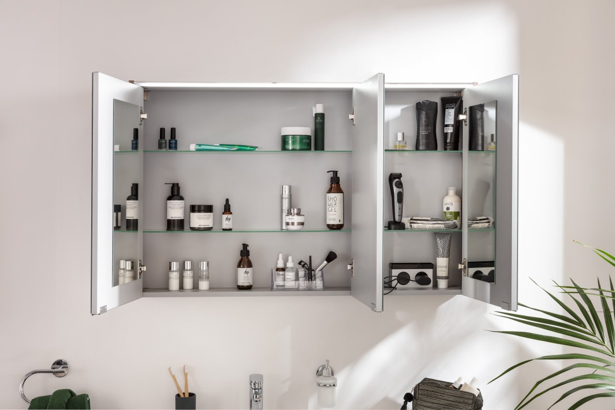 Verona Spiegelschrank 110cm - Nussbaum
