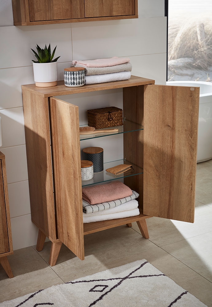 Finn Doppel-Midischrank 60cm - Ast-Eiche