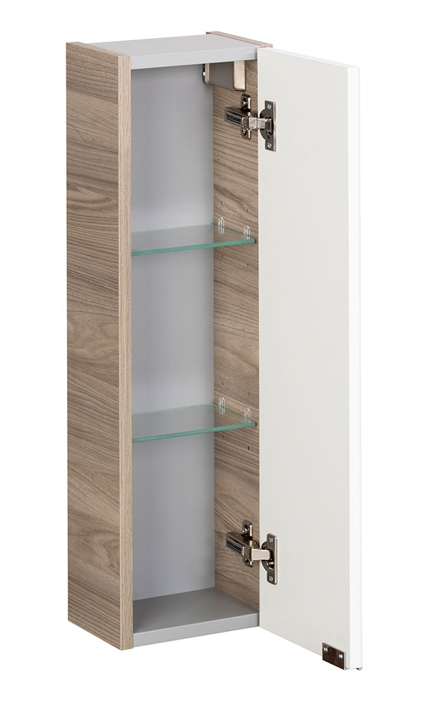 Luxor Hängeschrank rechts - Weiß Hochglanz - Steinesche - 20cm