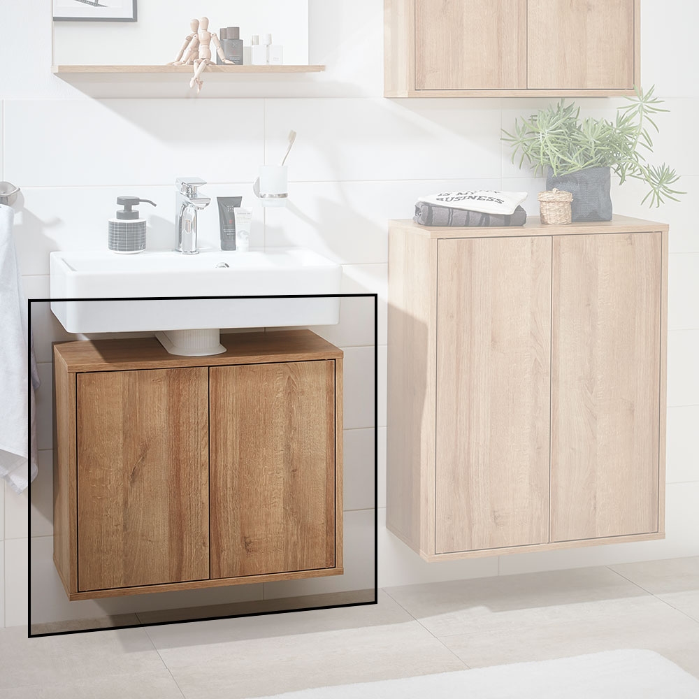 Finn Waschtischunterschrank 60cm Ast-Eiche