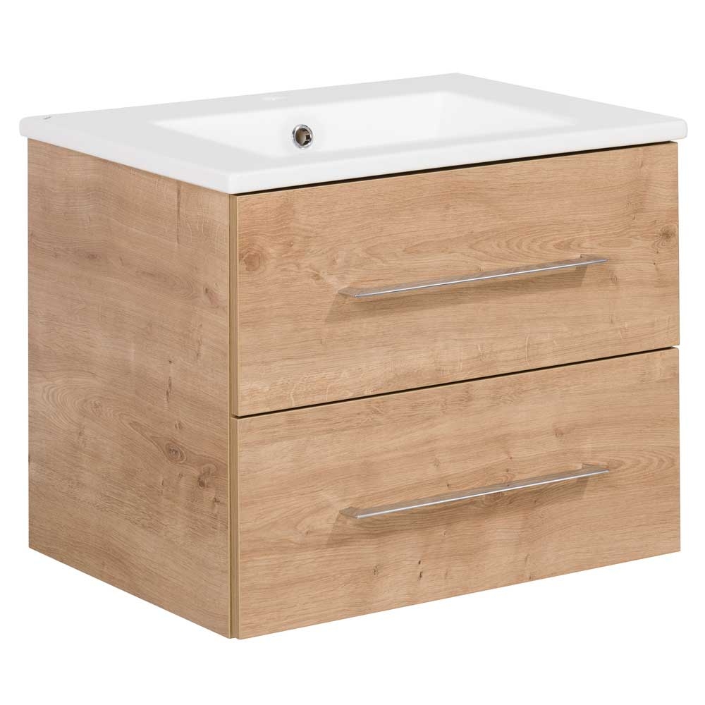 B.perfekt Waschtischset 60cm - Ast Eiche