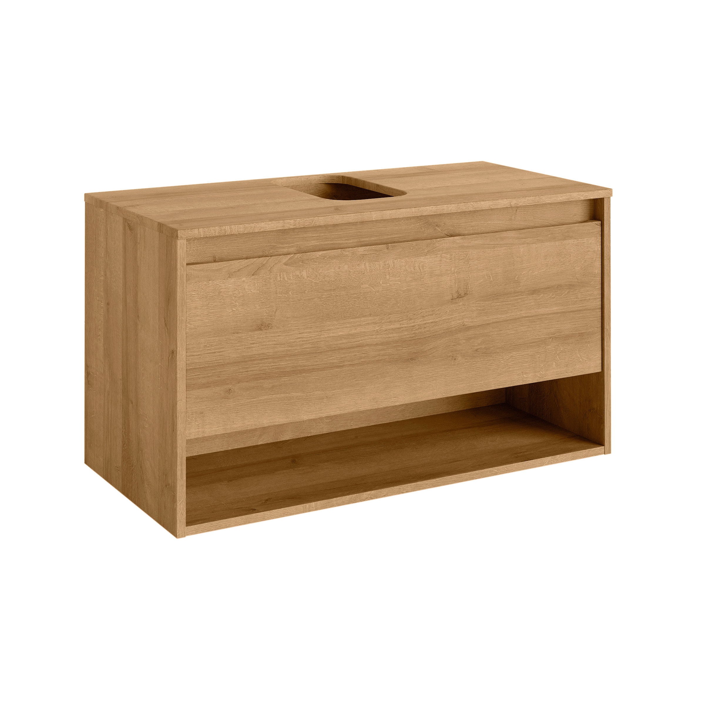 Natura Waschtisch- Unterschrank mit Ausschnitt