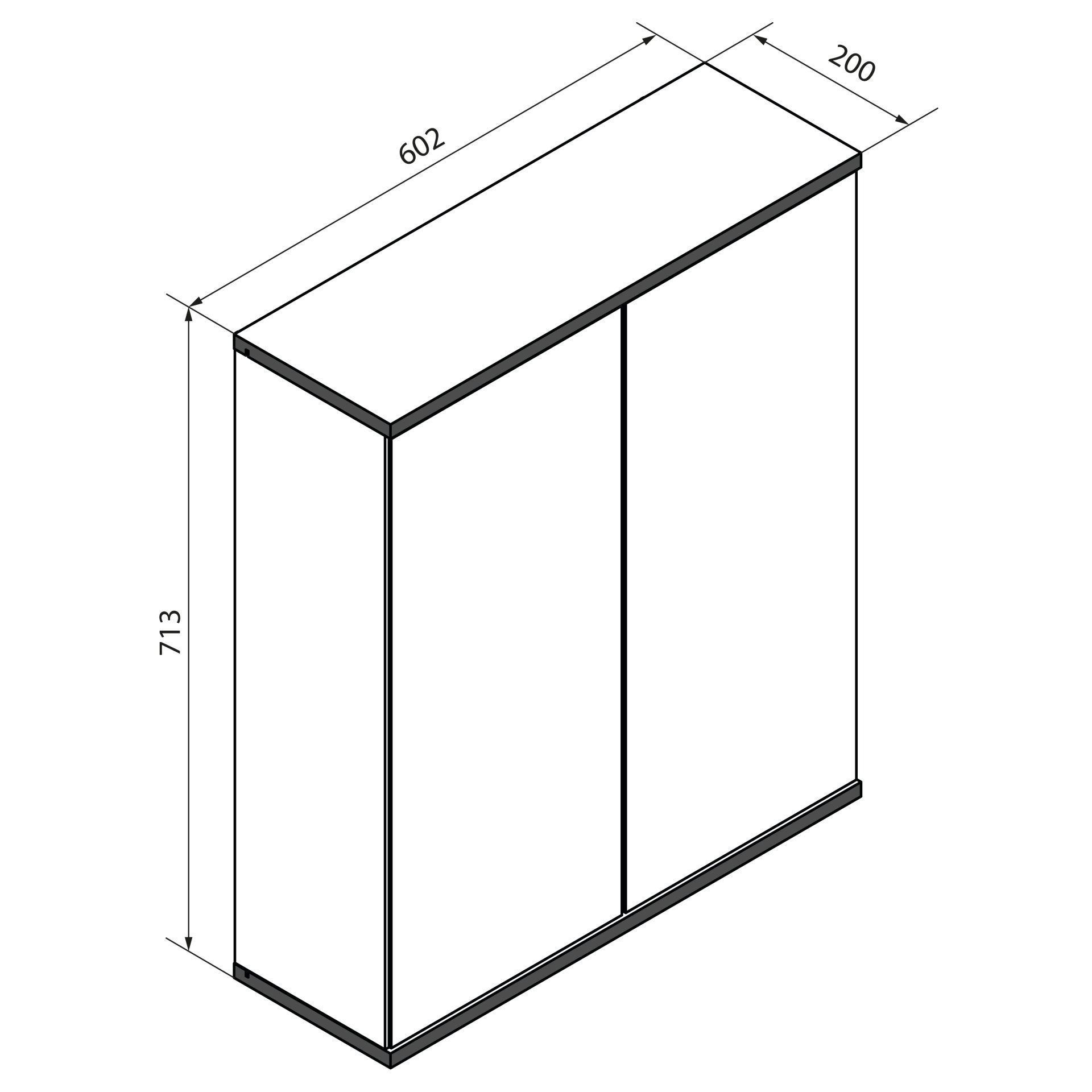 TE-A Spiegelschrank