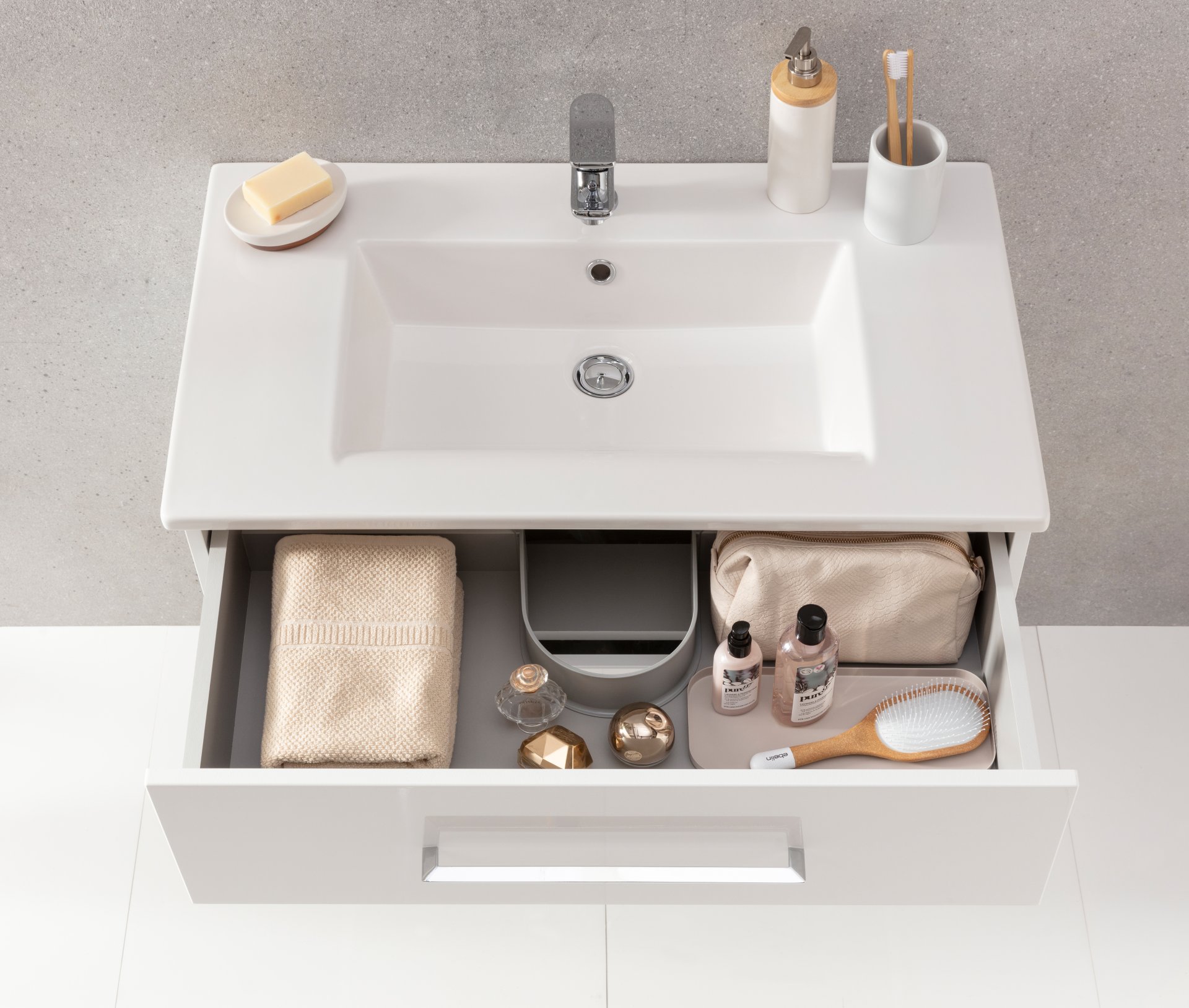 Set B.Perfekt - Dark Oak 82 x 51 x 48 cm