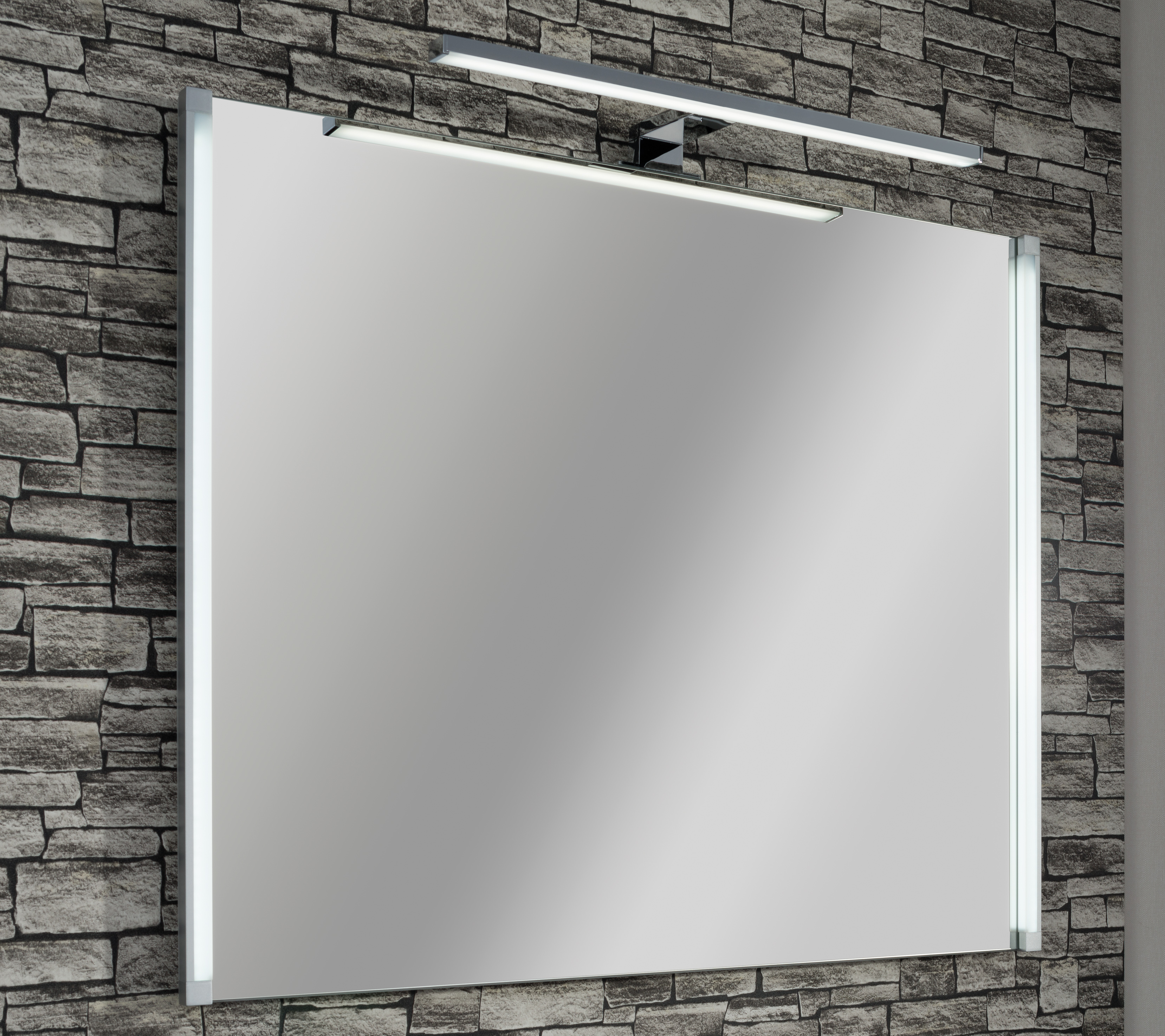 Spiegelelement 80 cm breit LED Line