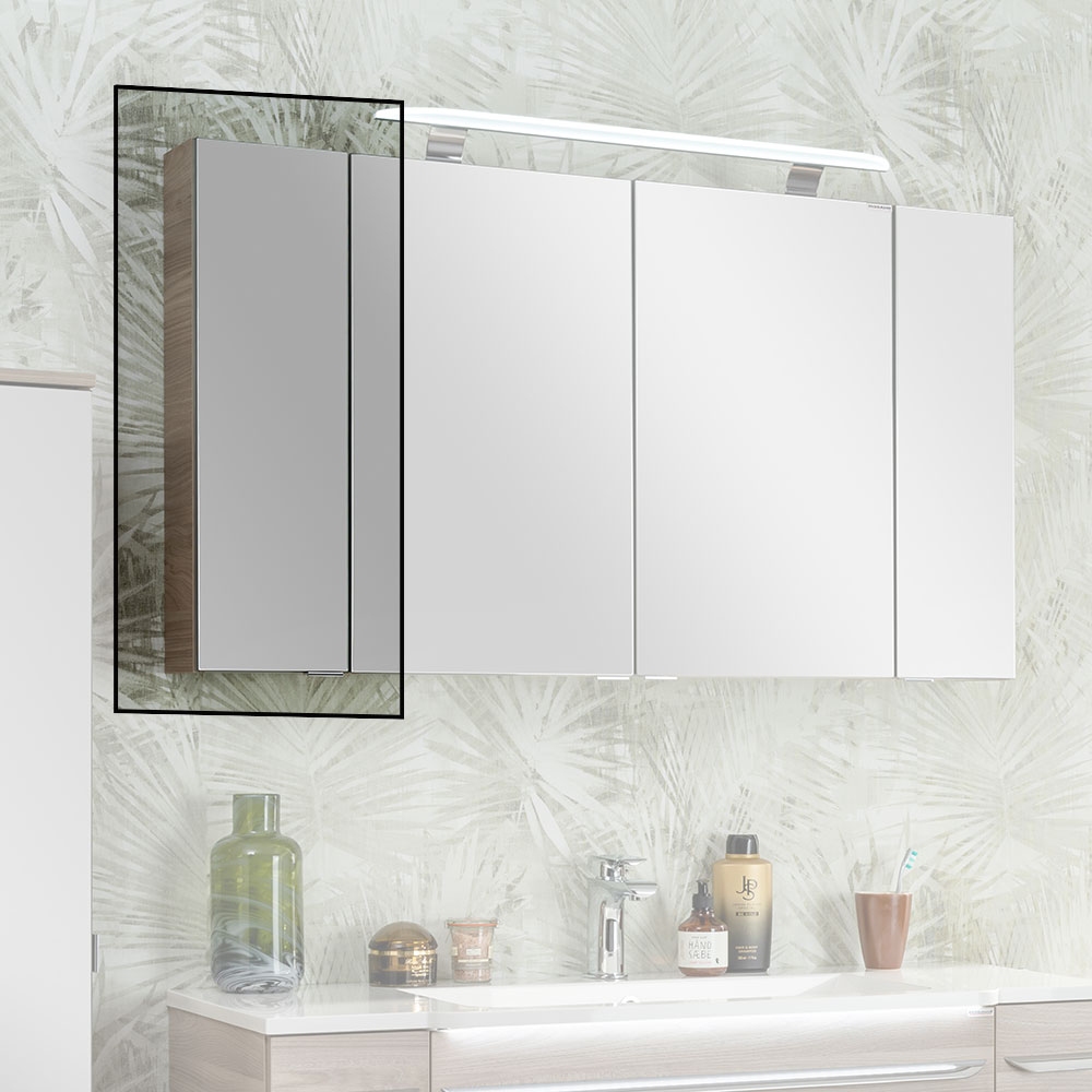 Luxor Hängeschrank verspiegelt Links - Steinesche - 20cm