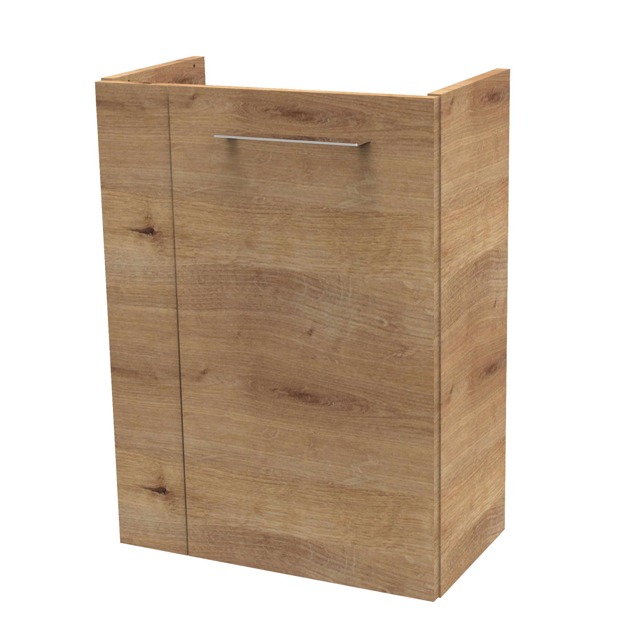 SBC Beckenunterschrank 45 - Front Ast-Eiche - Korpus Ast-Eiche - Rechtsanschlag