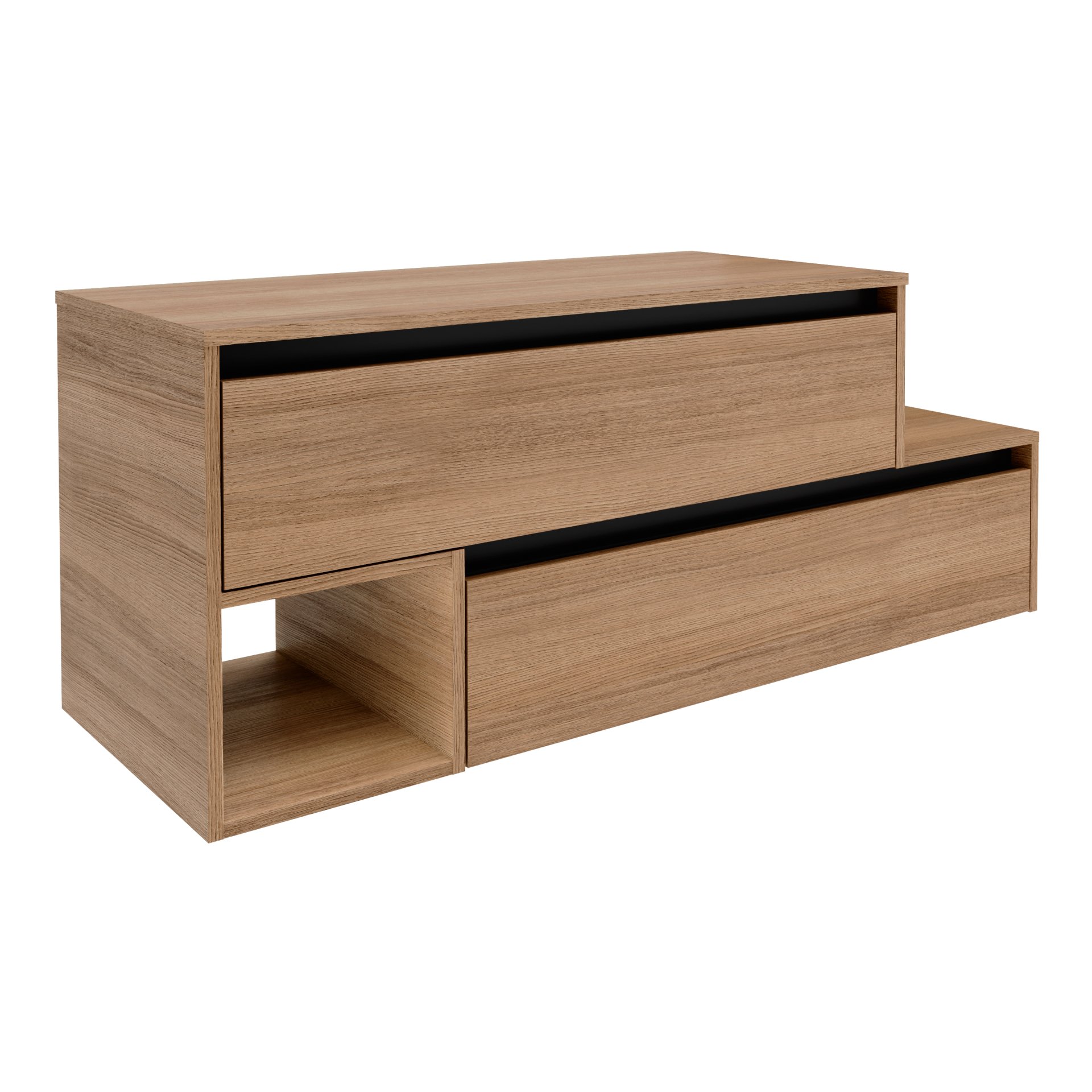 VITA L-Waschtisch-Unterschrank mit Adeckplatte