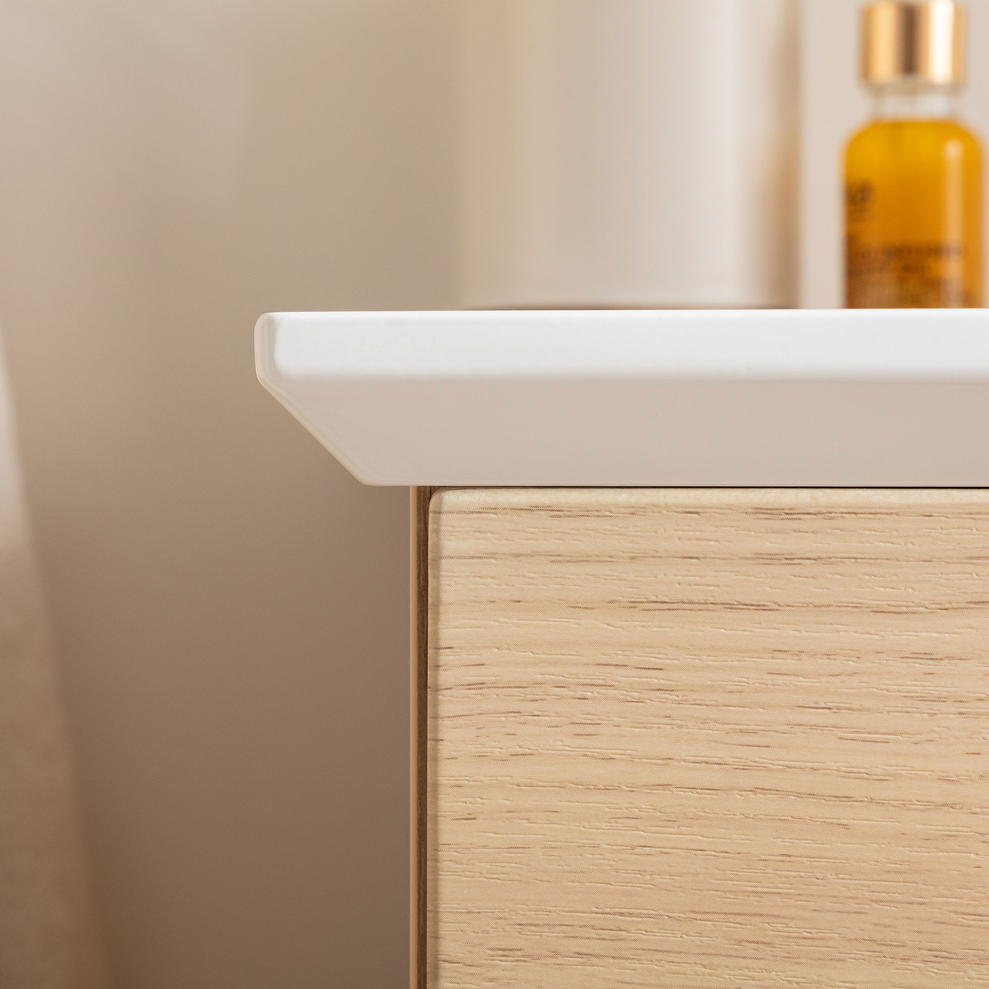 B.Style Waschtischset 83 cm Korpusfarbe: Sandeiche Frontfarbe: Sandeiche