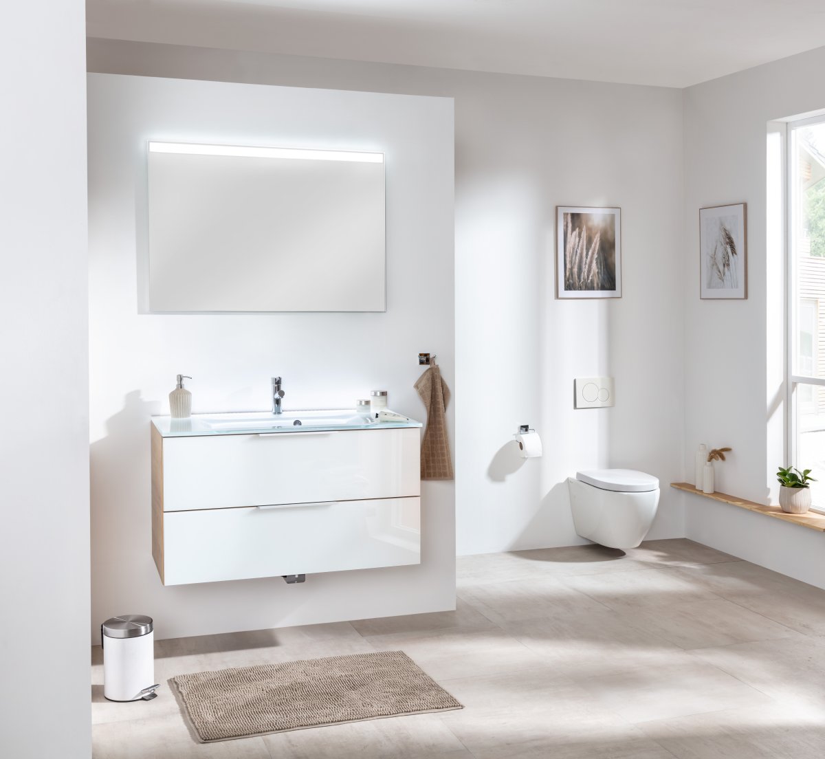 B.brillant Light LED Spiegelelement 100cm