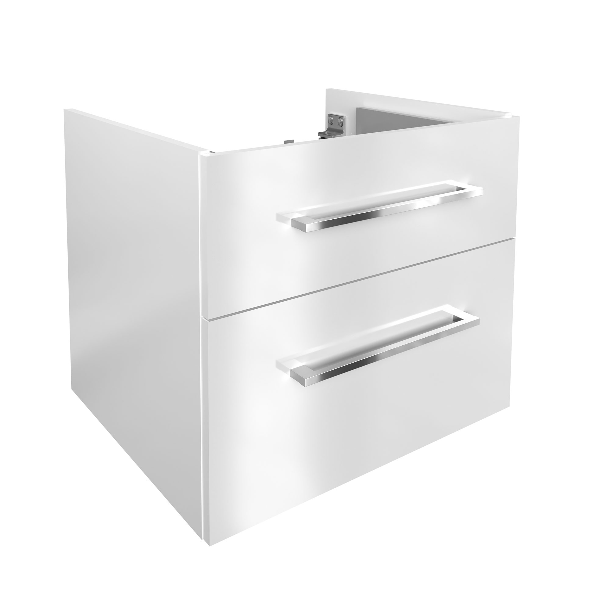 Oxford Waschtischunterschrank 60cm - Weiß Hochglanz
