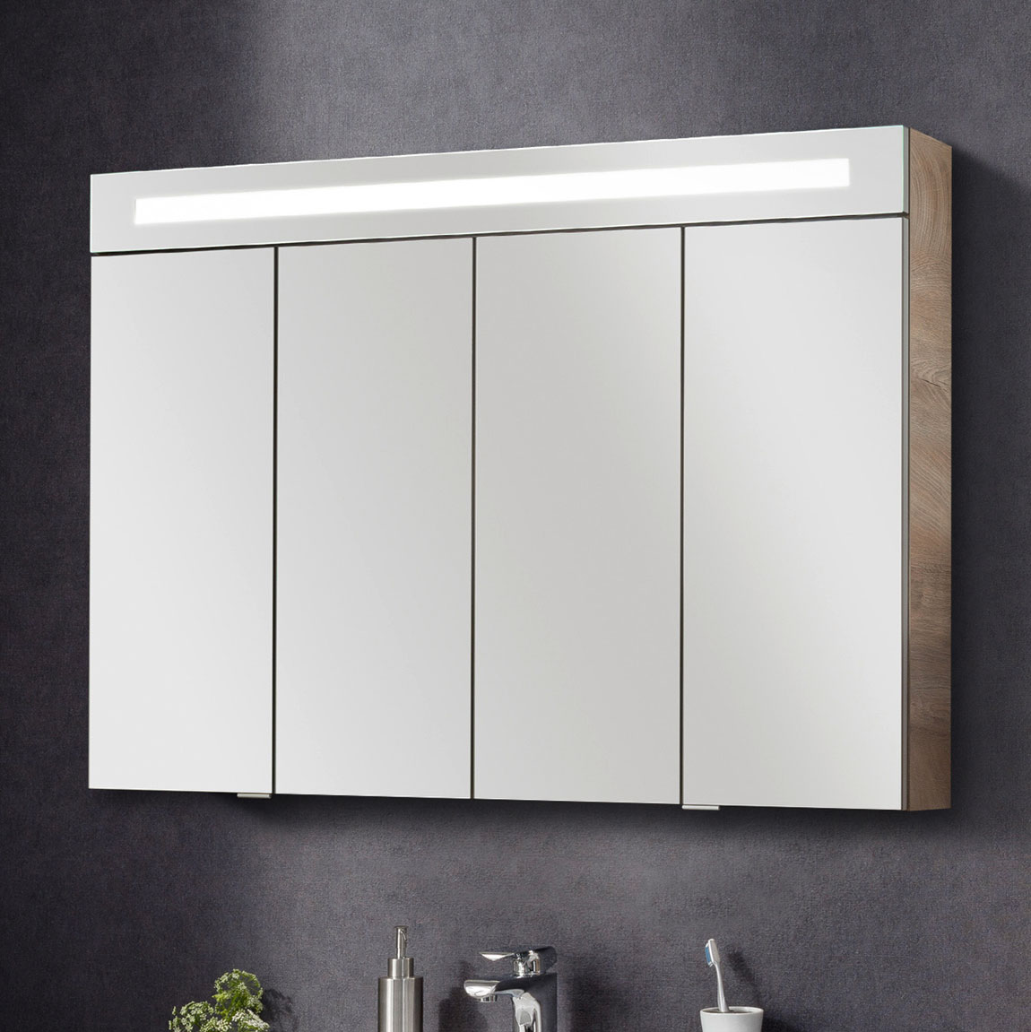 Stanford Spiegelschrank Twindy - Nature Oak