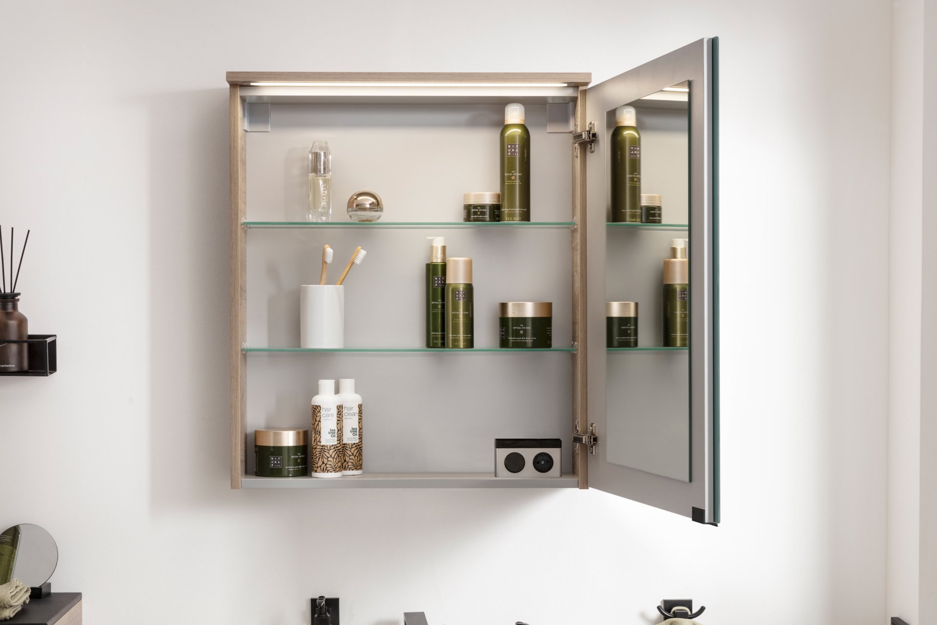 Oxford Spiegelschrank 60cm - Nature Oak