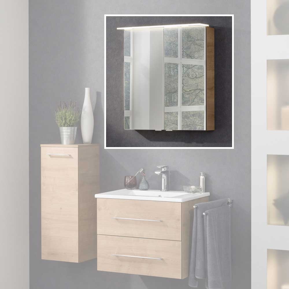 B.perfekt Spiegelschrank 60cm - Ast Eiche