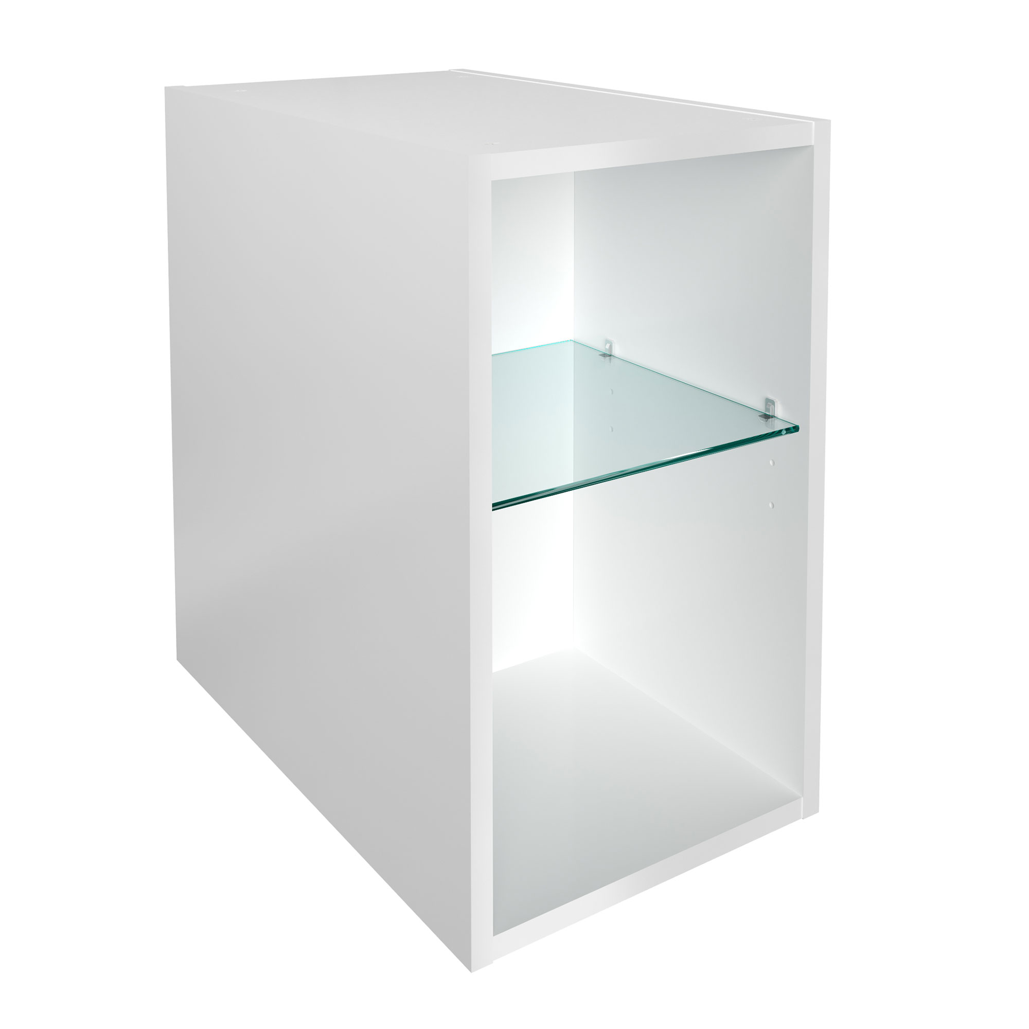 Oxford Regal 30cm - Weiß Hochglanz