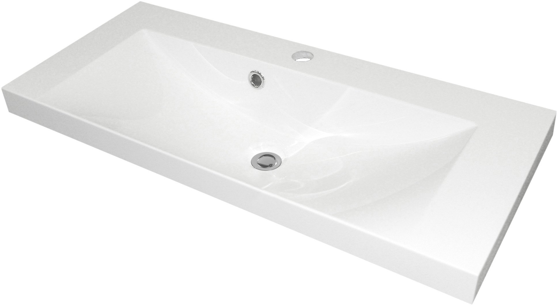 Malua Gussmamor Waschtisch weiß 80 cm