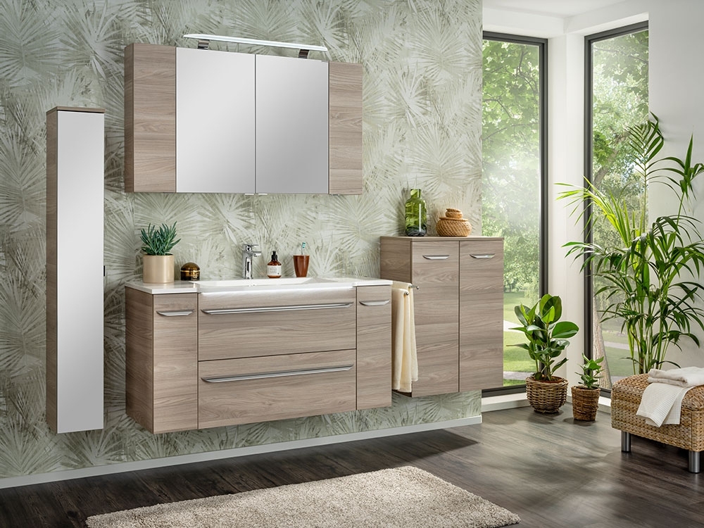 Luxor Gussmarmorbecken weiß 120 cm