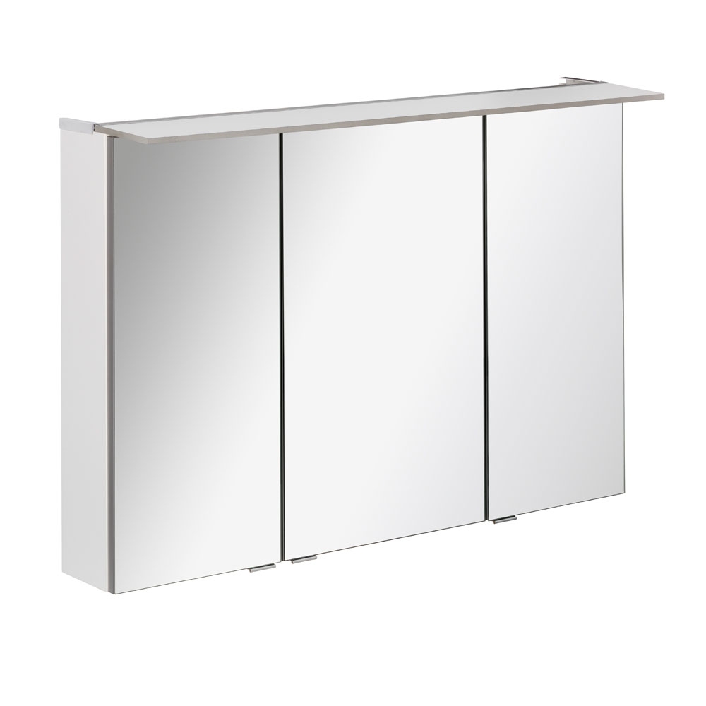 B.perfekt Spiegelschrank 100cm - Weiß