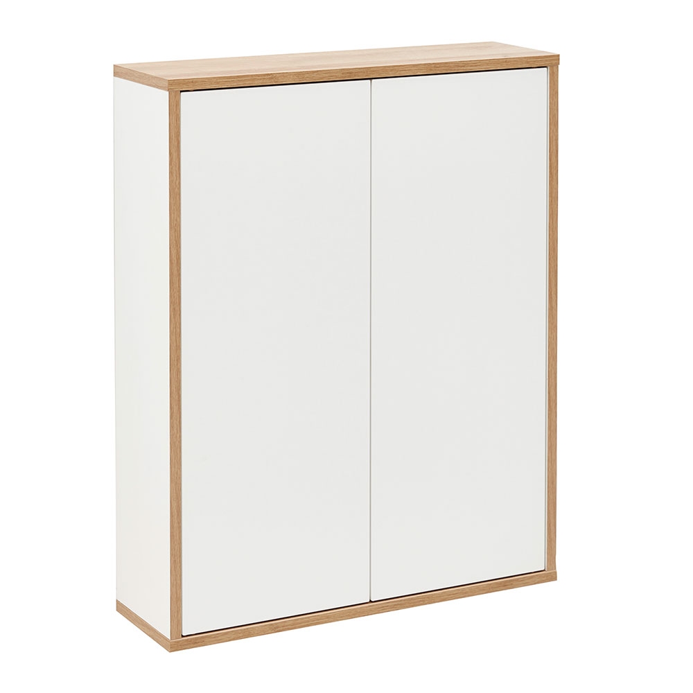 Finn Doppel-Hängeschrank 60cm - Weiß matt
