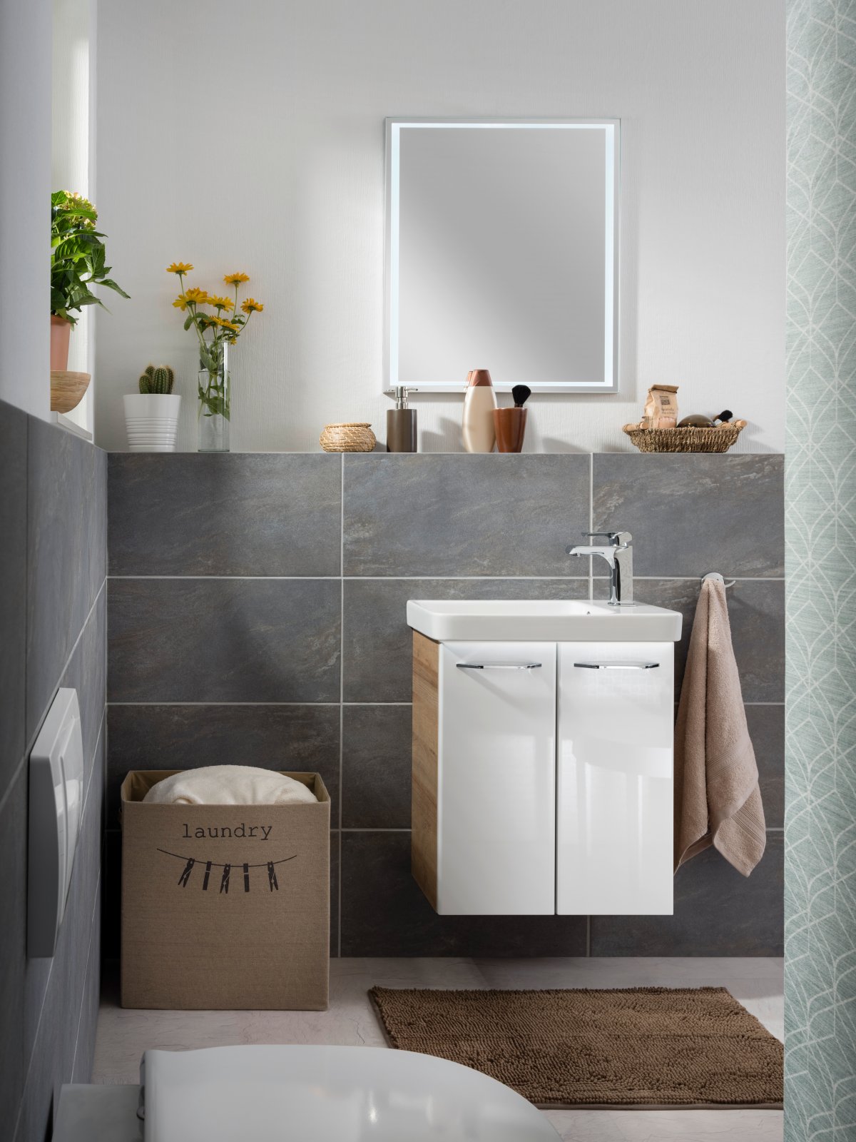 Kera Gäste WC Waschtisch links