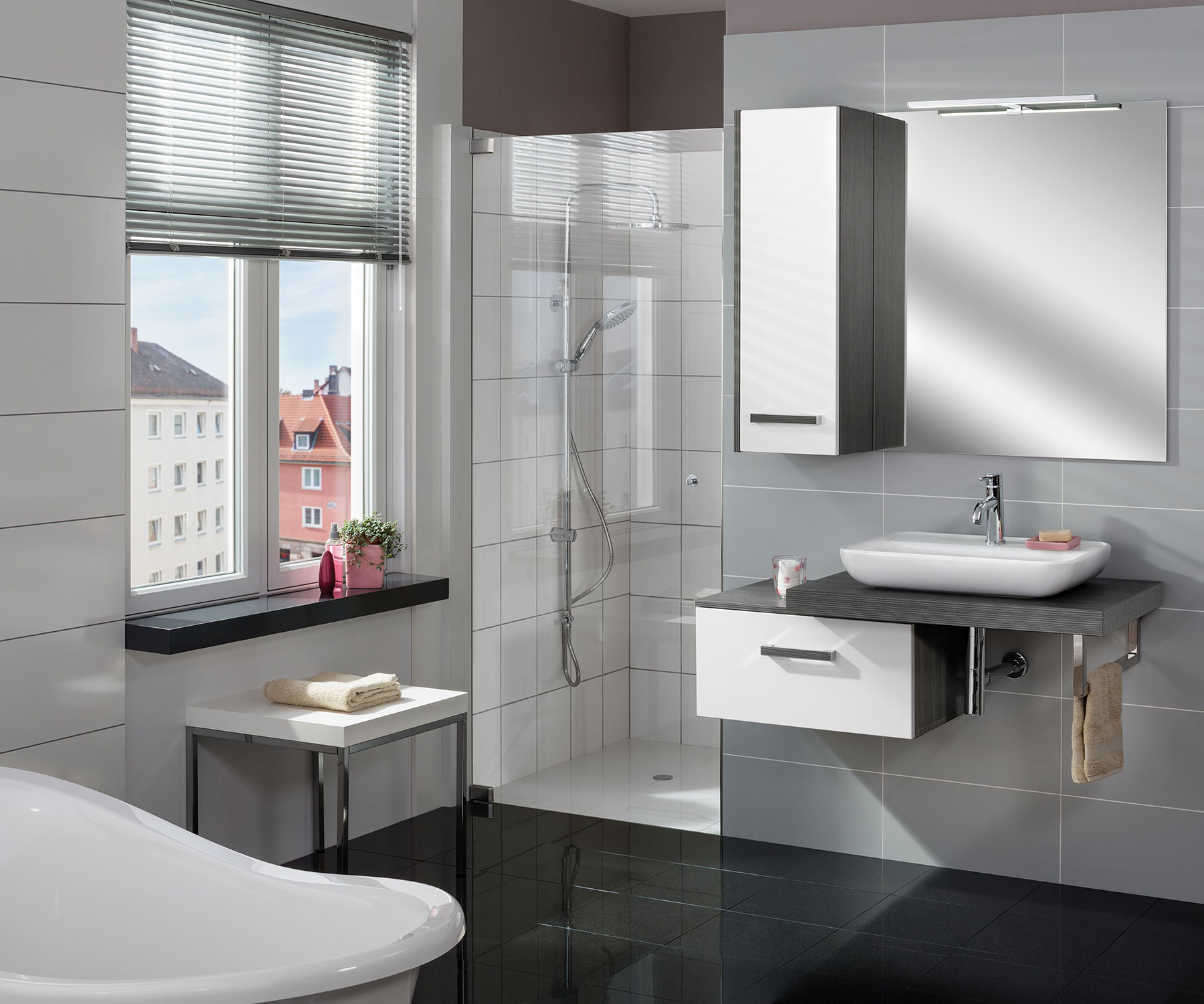 Spiegelelement 80 cm breit
