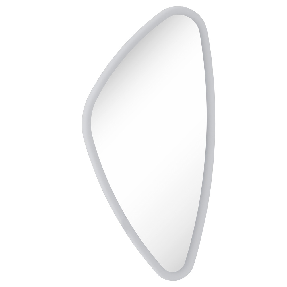 Flachspiegel Organic - mit LED Beleuchtung - 40cm