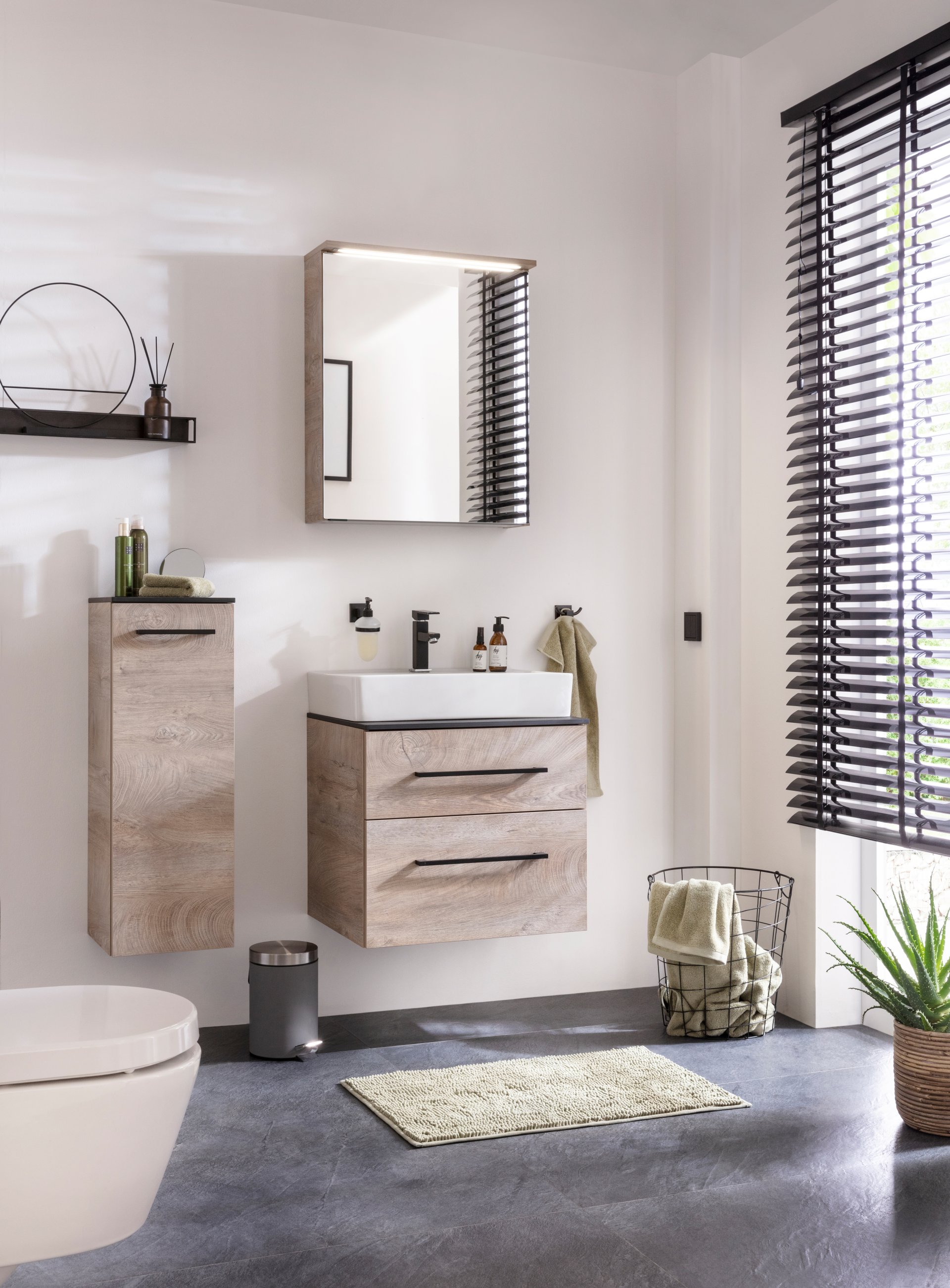 Oxford Spiegelschrank 60cm - Nature Oak