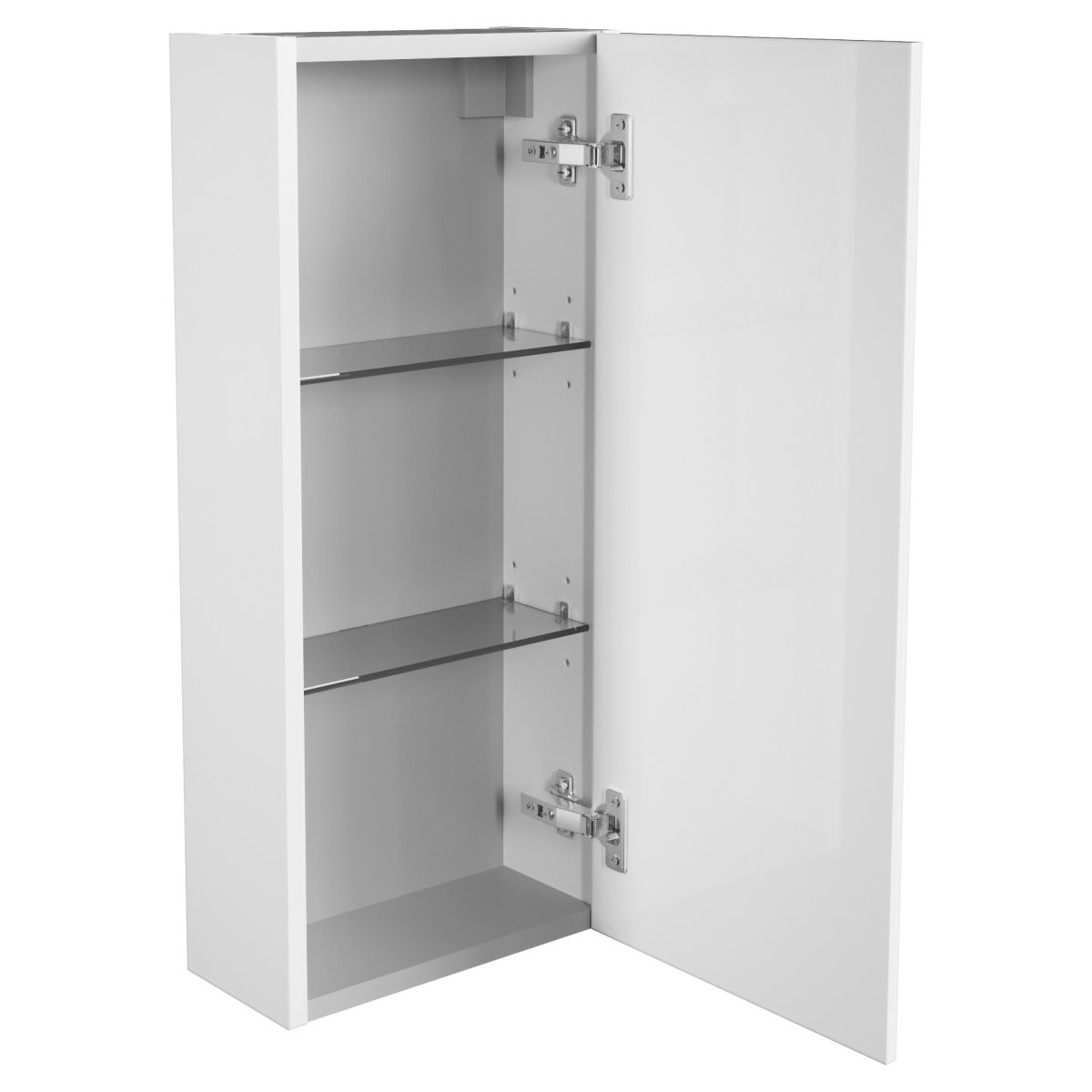 Milano Hängeschrank - Weiß Hochglanz - Weiß Matt