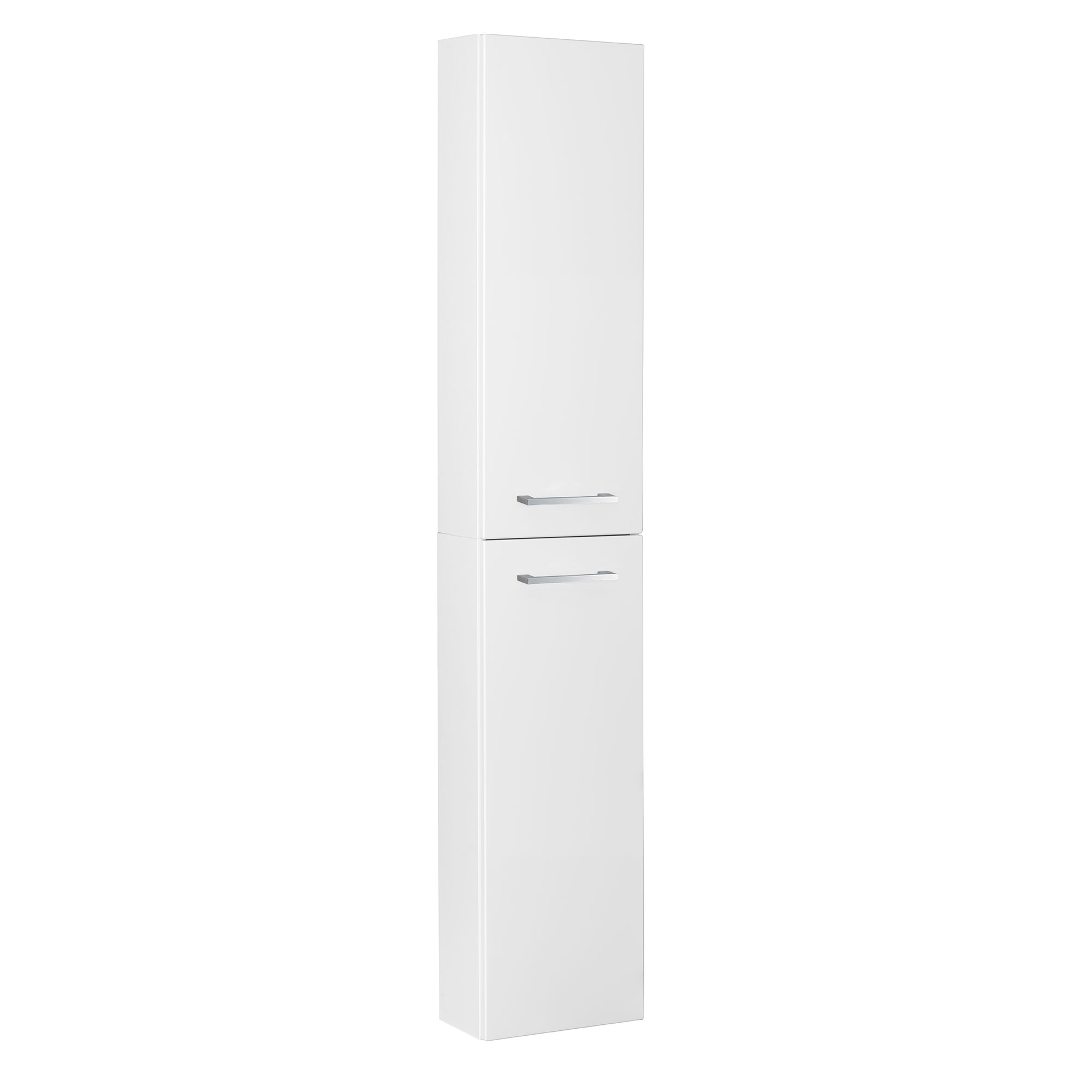 Hochschrank slim weiß