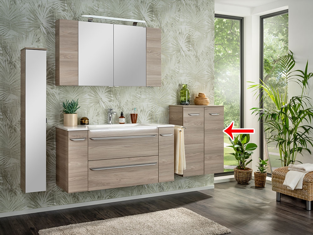 Luxor Doppel-Midischrank - Steinesche - 60cm