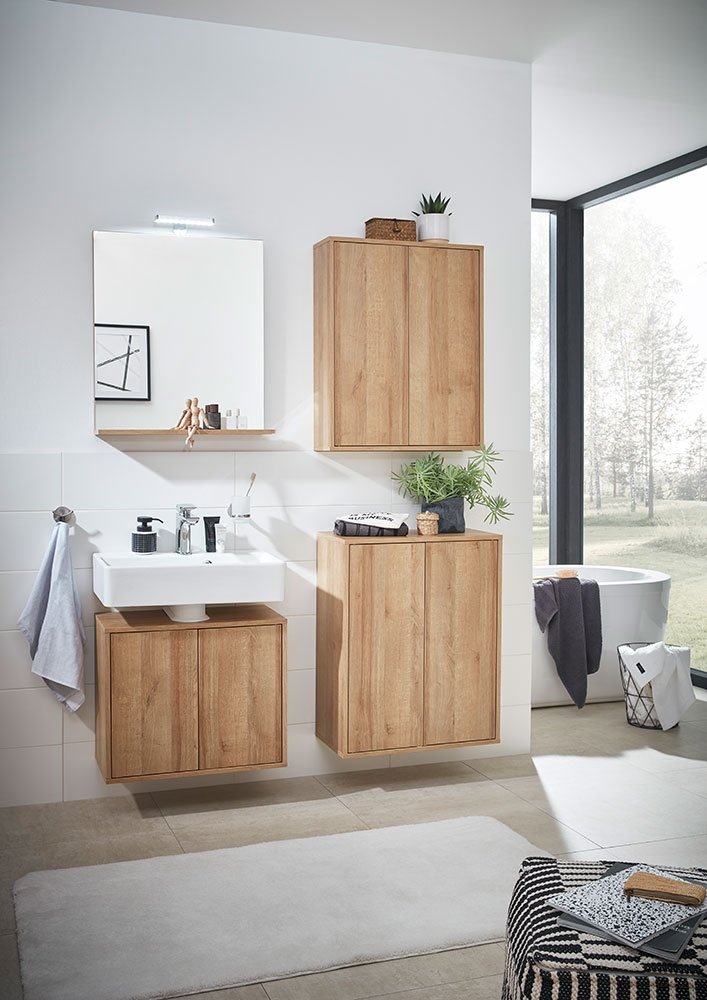 Finn Doppel-Hängeschrank 60cm - Ast-eiche