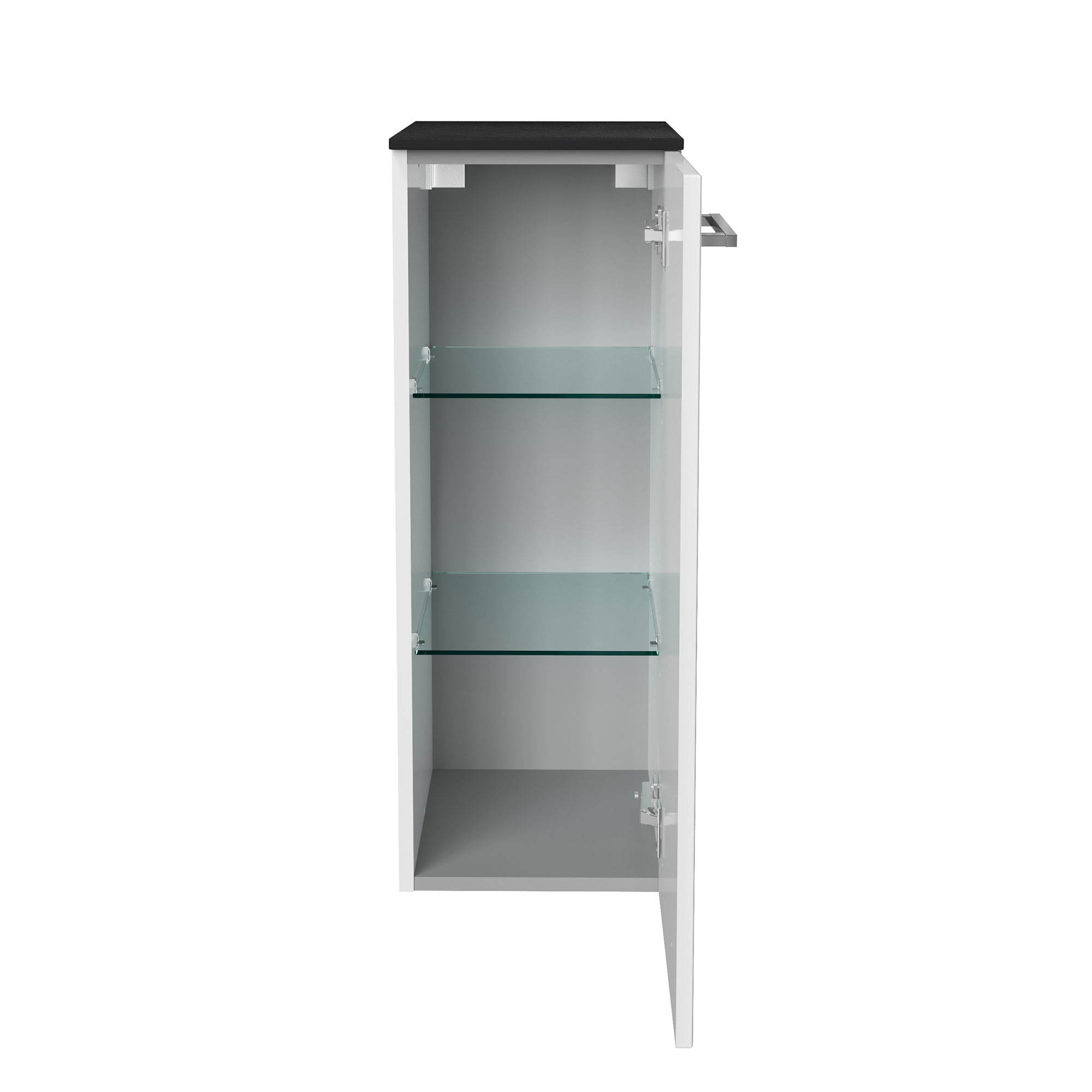 Oxford Midischrank 30cm - Weiß Hochglanz