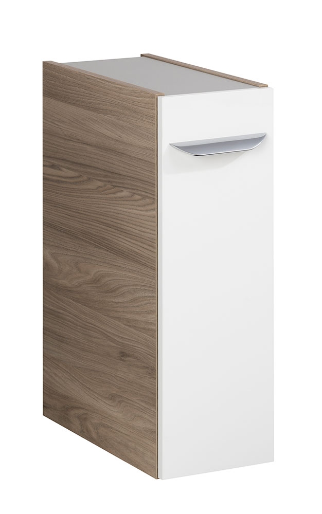 Luxor Ergänzungs-Unterschrank - Linksanschlag - Weiß Hochglanz - Steinesche - 20cm