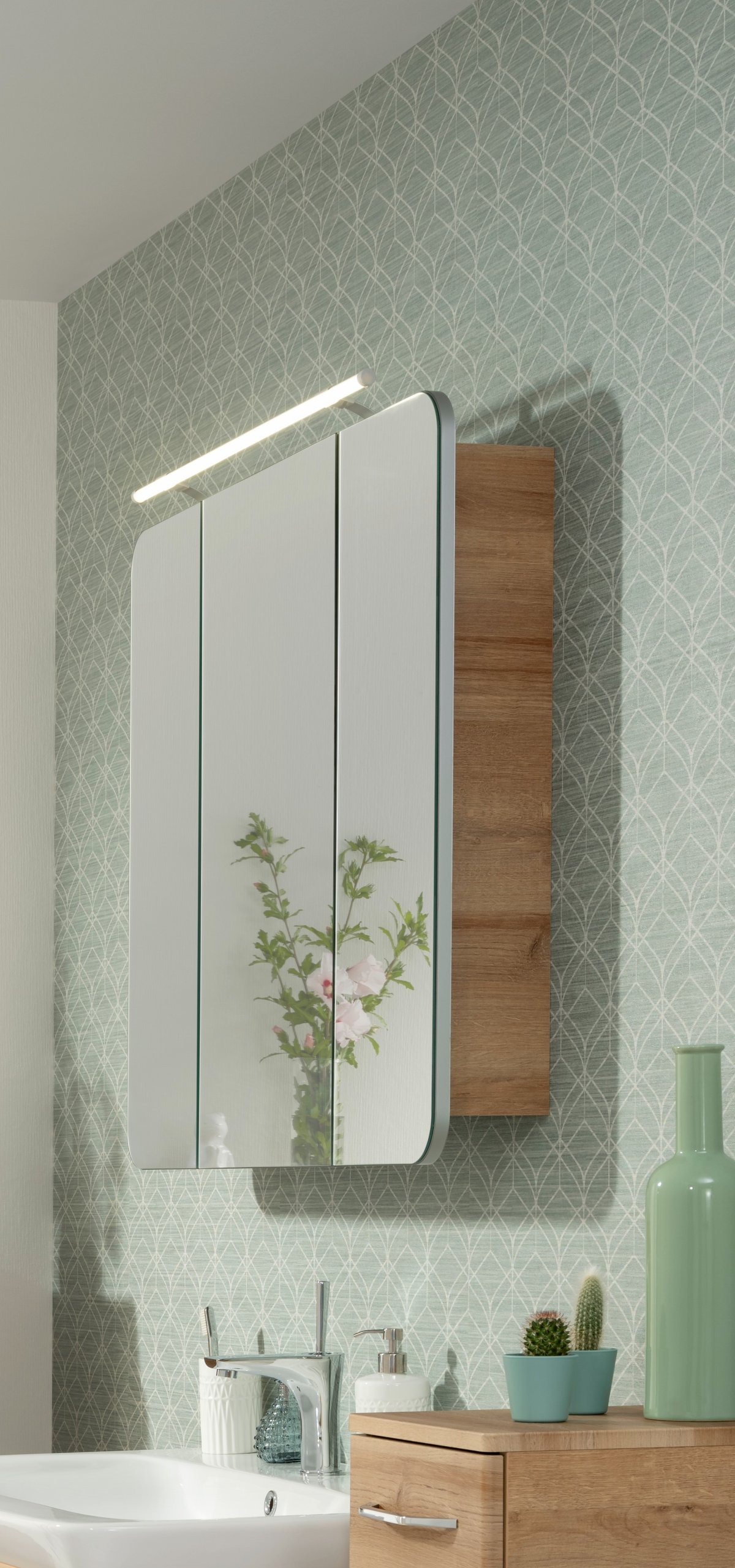Milano Spiegelschrank Ast Eiche - 90cm