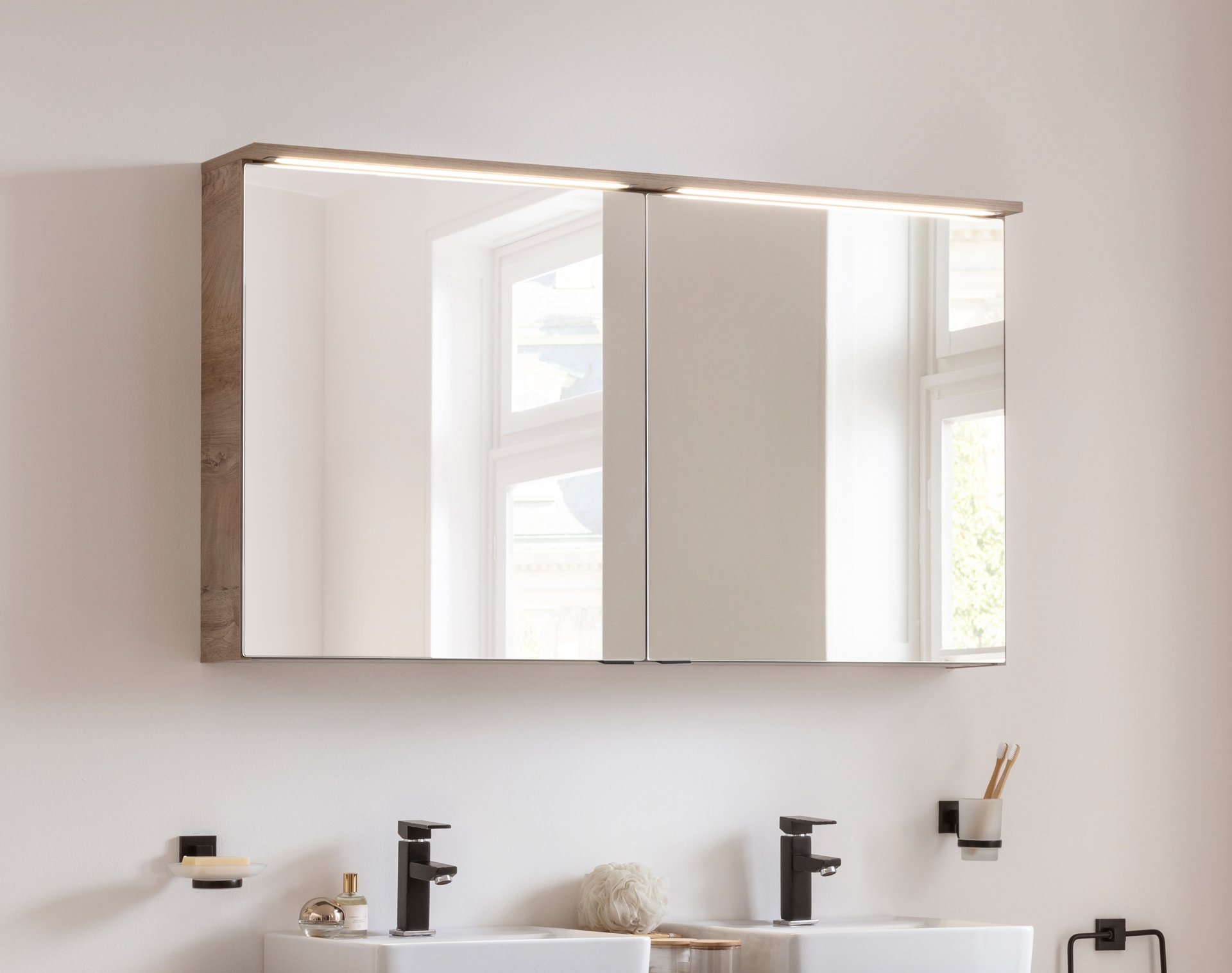 Oxford Spiegelschrank 120cm - Nature Oak